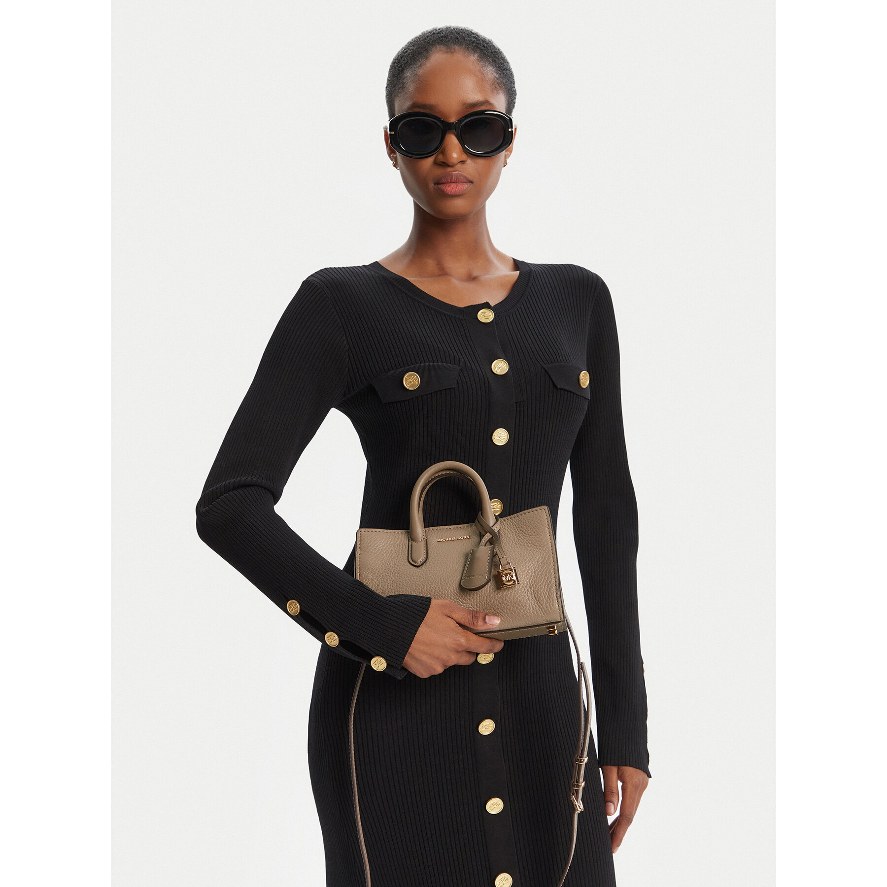 Geantă MICHAEL Michael Kors Scarlett 32F4GETC0L Bej