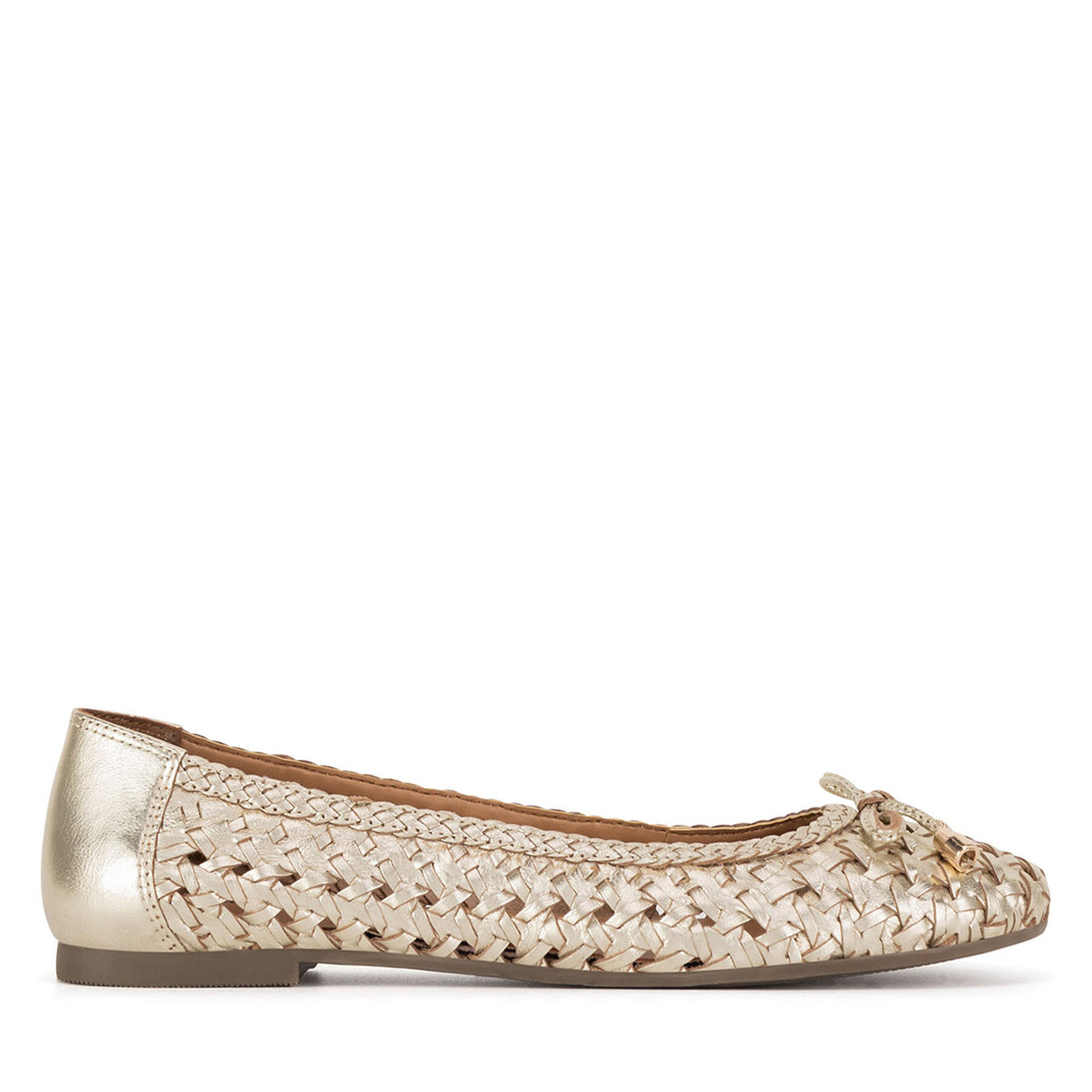 Damskie Baleriny Lasocki, Rozmiar 39 Złoty WI45-550-01