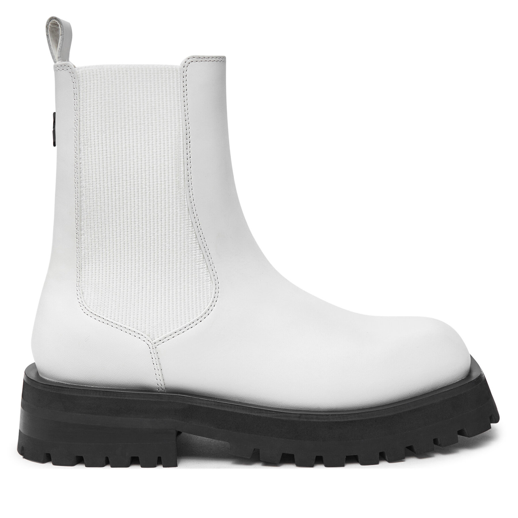 Bokacsizma DKNY Rianne Chelsea K3471540 Fehér