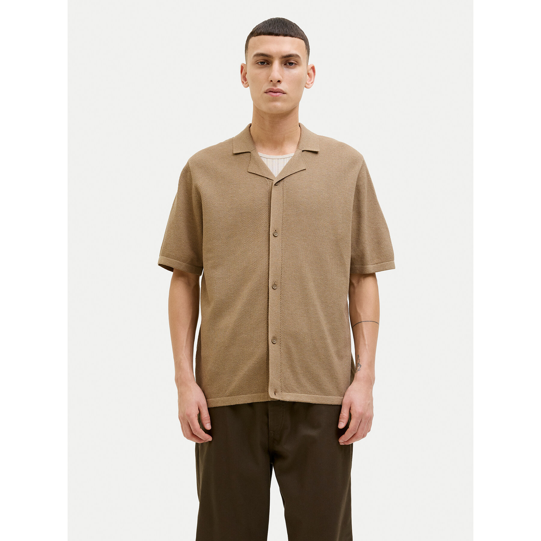 Jack&Jones Jack&Jones Polo Orion 12268226 Μπεζ Relaxed Fit