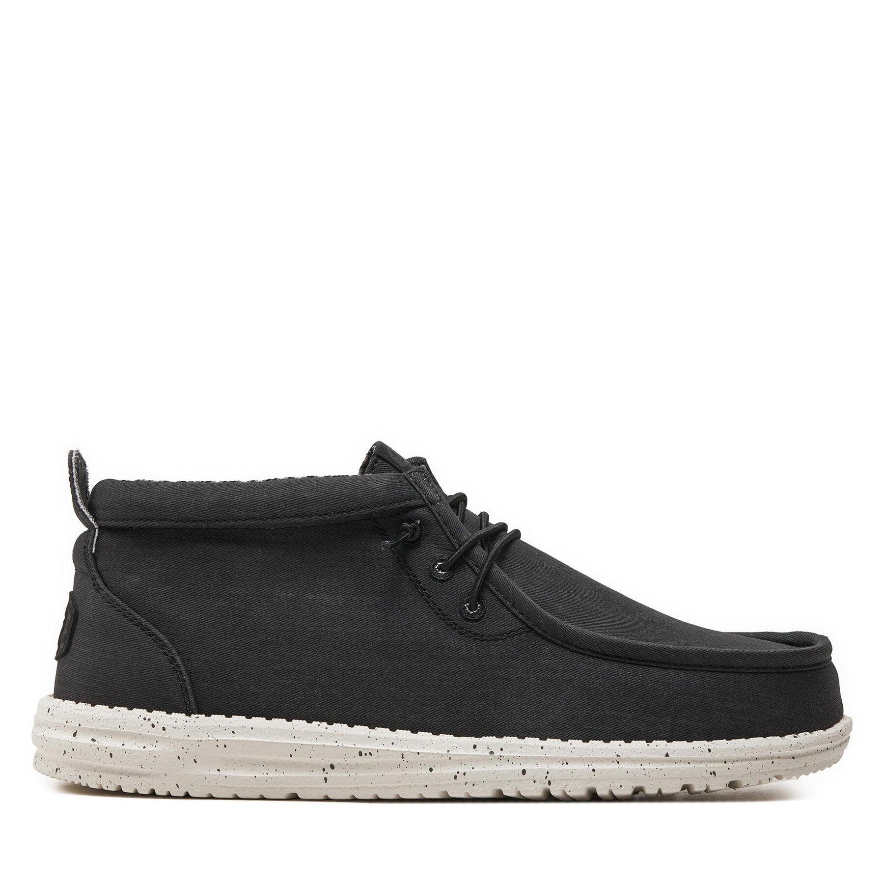 Hey Dude Μοκασίνια Hey Dude Wally Mid Canvas 40701-066 Μαύρο