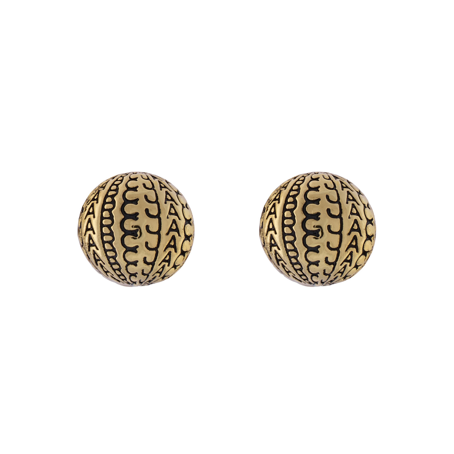 Náušnice Marc Jacobs The Monogram Stud 2S4JER001J53 Zlatá