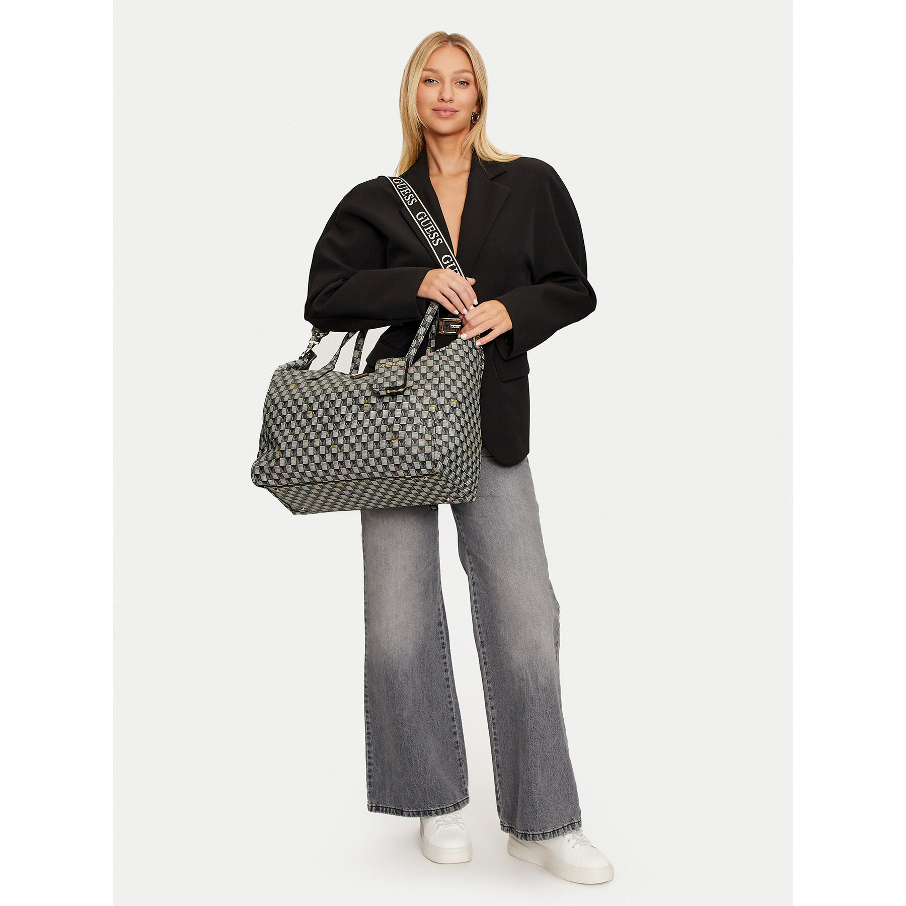 Τσάντα Guess TWG934 40170 Μαύρο