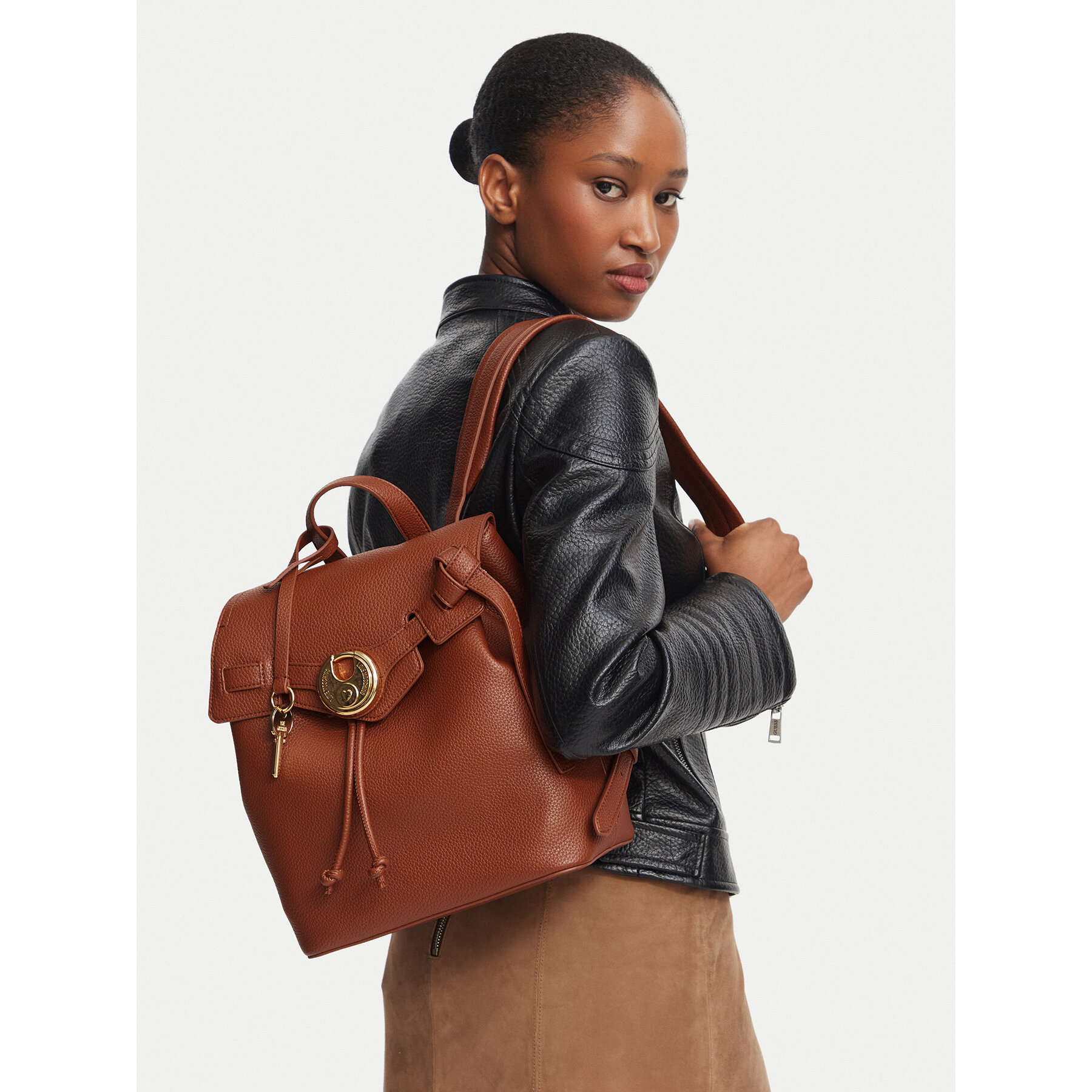 Ruksak LOVE MOSCHINO JC4278PP0PKS0208 Smeđa