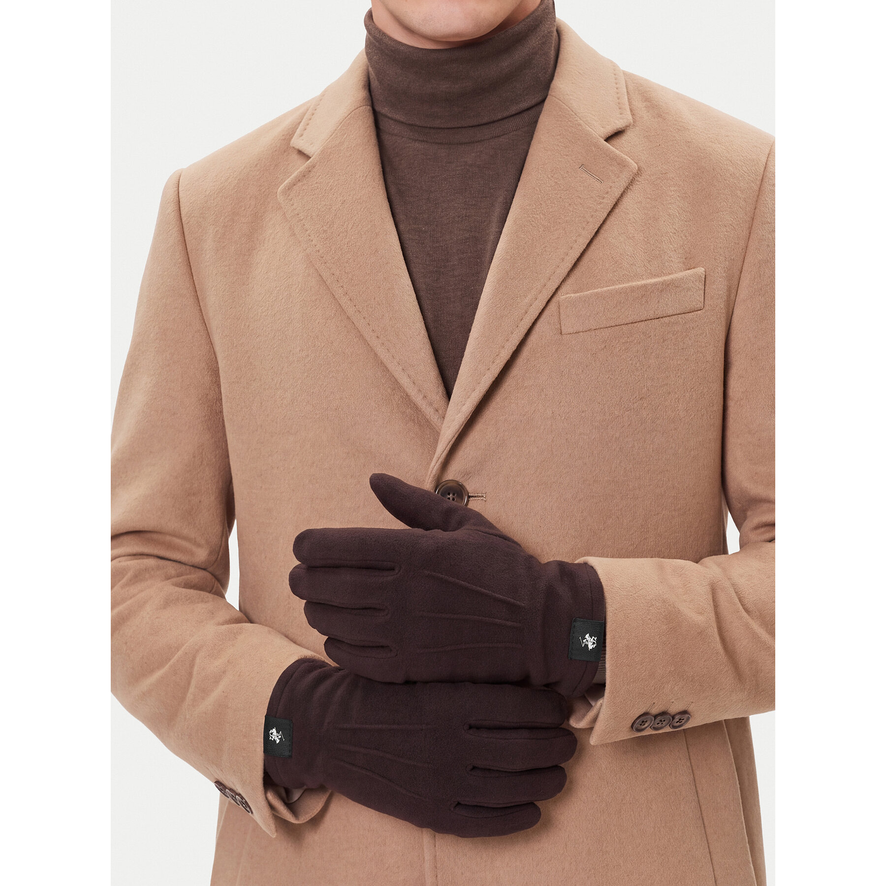 Ръкавици Beverly Hills Polo Club CWBEO-BHPC-M6-011-AW26 Кафяв