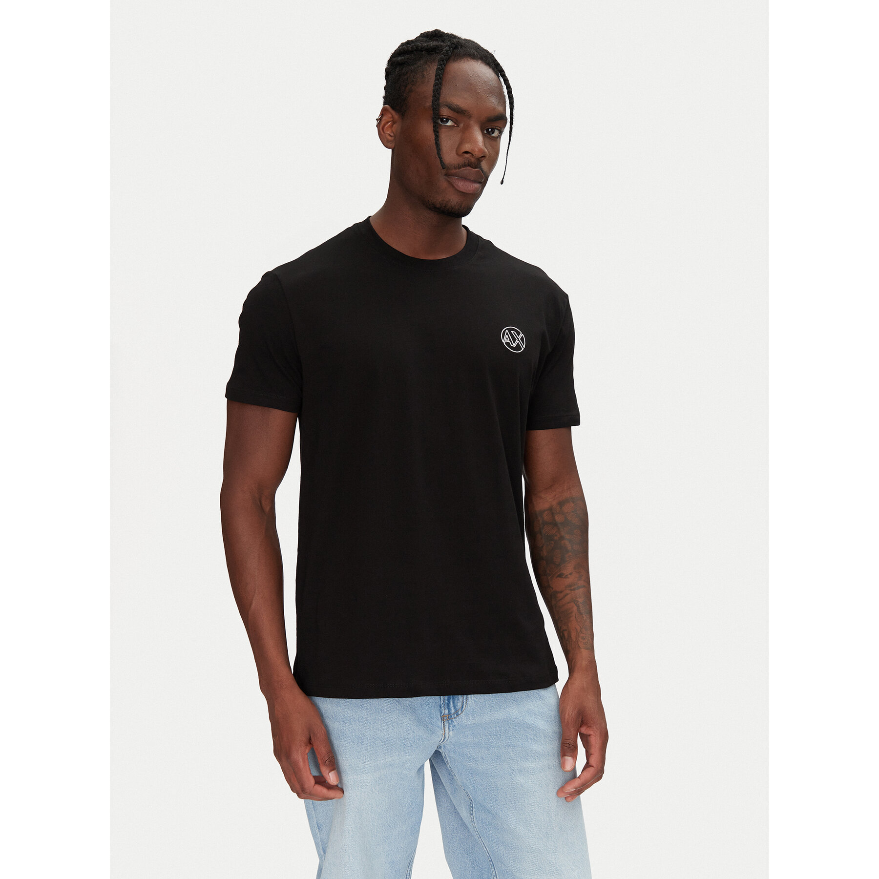 Armani Exchange T-shirt XM000558 AF10358 UC001 Nero Regular Fit