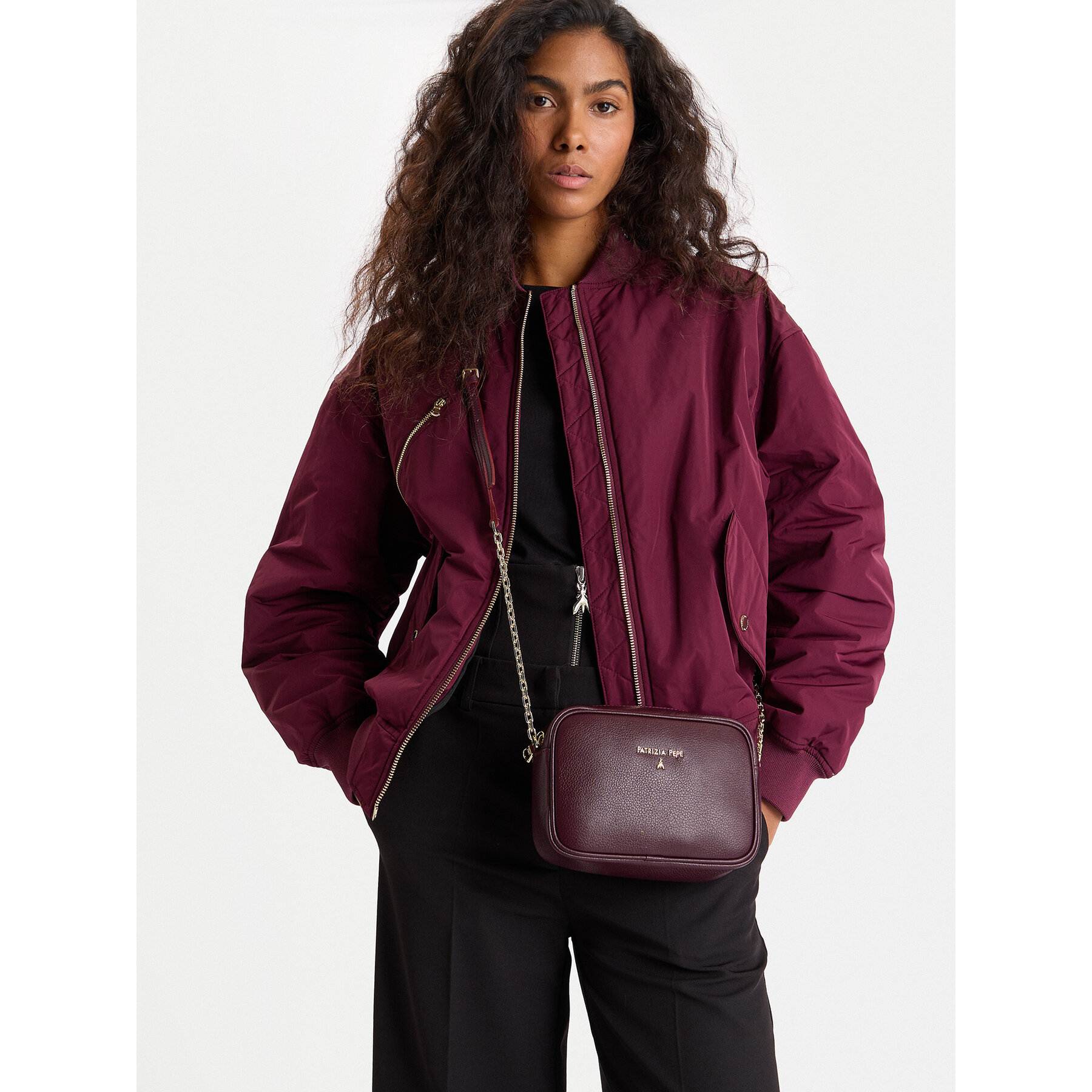 Borsetta Patrizia Pepe CB0071/L001-M536 Bordeaux