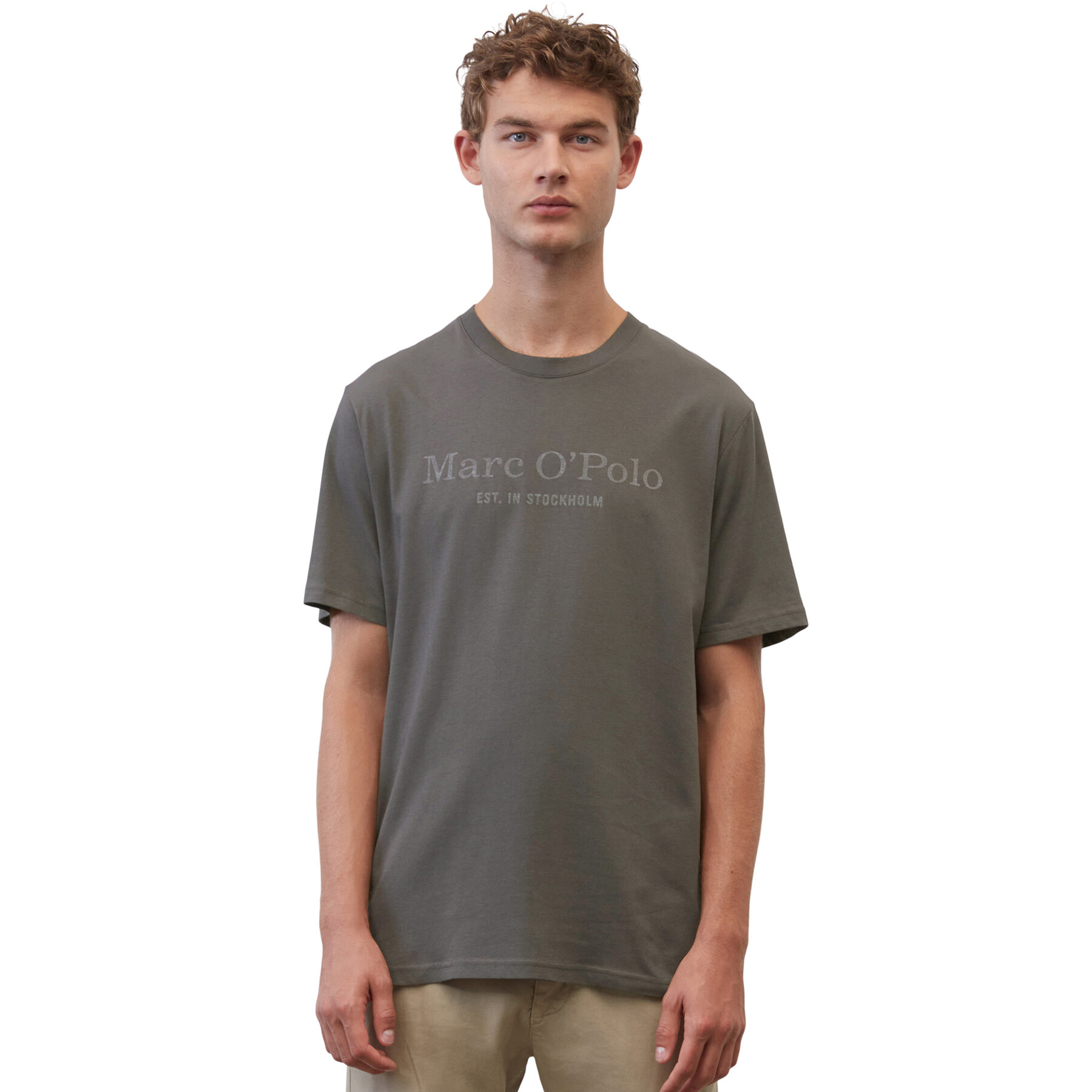 Marc O'Polo T-Shirt B21201251052 Γκρι Regular Fit