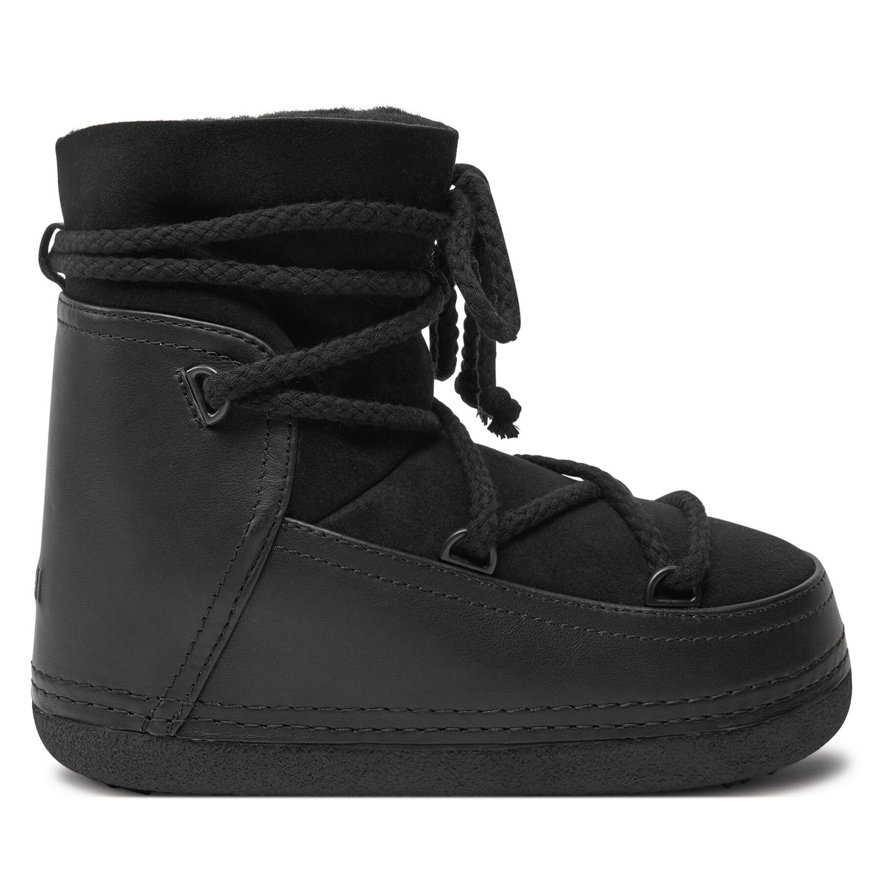 Donna Stivali da neve Inuikii, Taglia 39, Nero, Classic Wedge 75101-008, taglia : 39