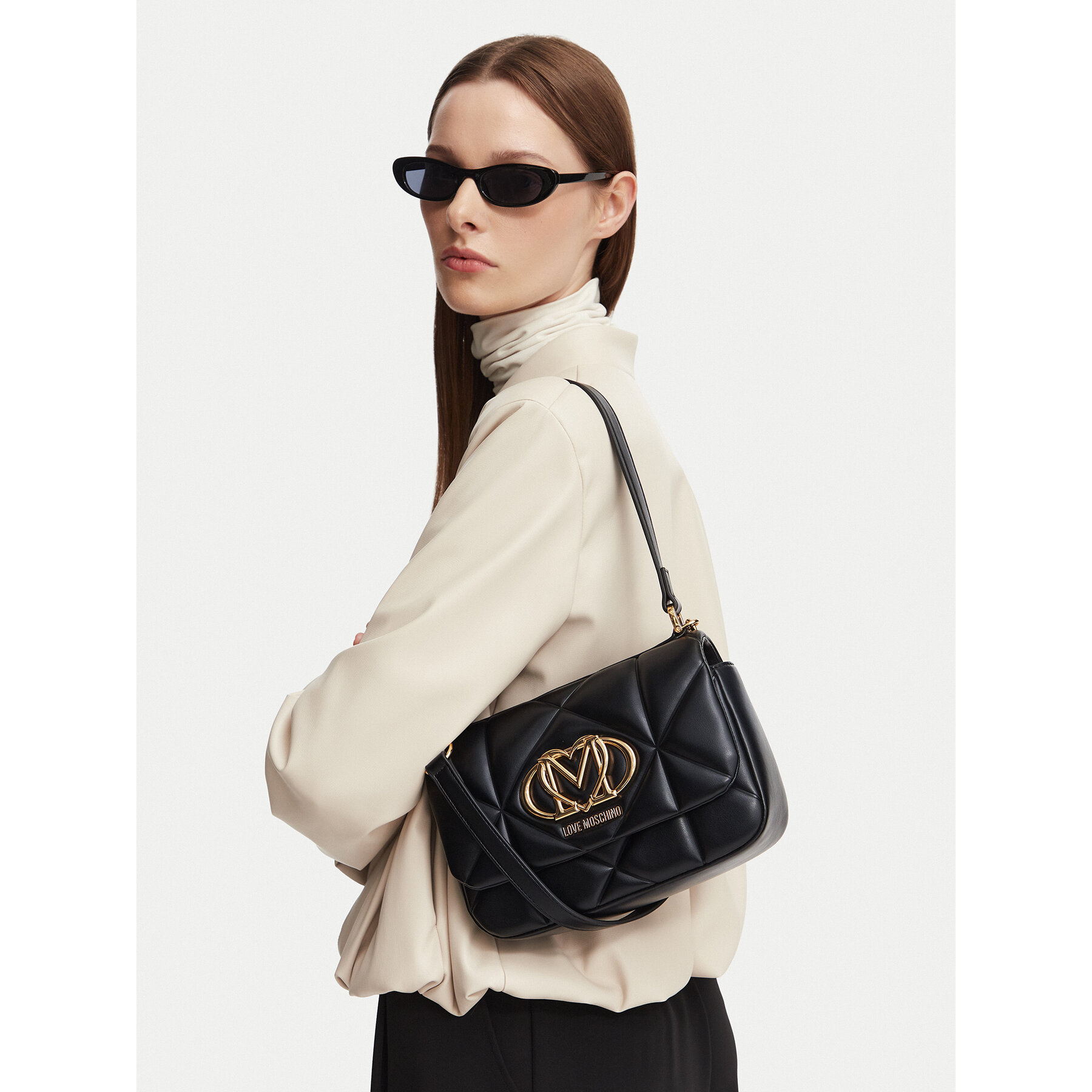 Kabelka LOVE MOSCHINO JC4031PP1PLC0000 Čierna