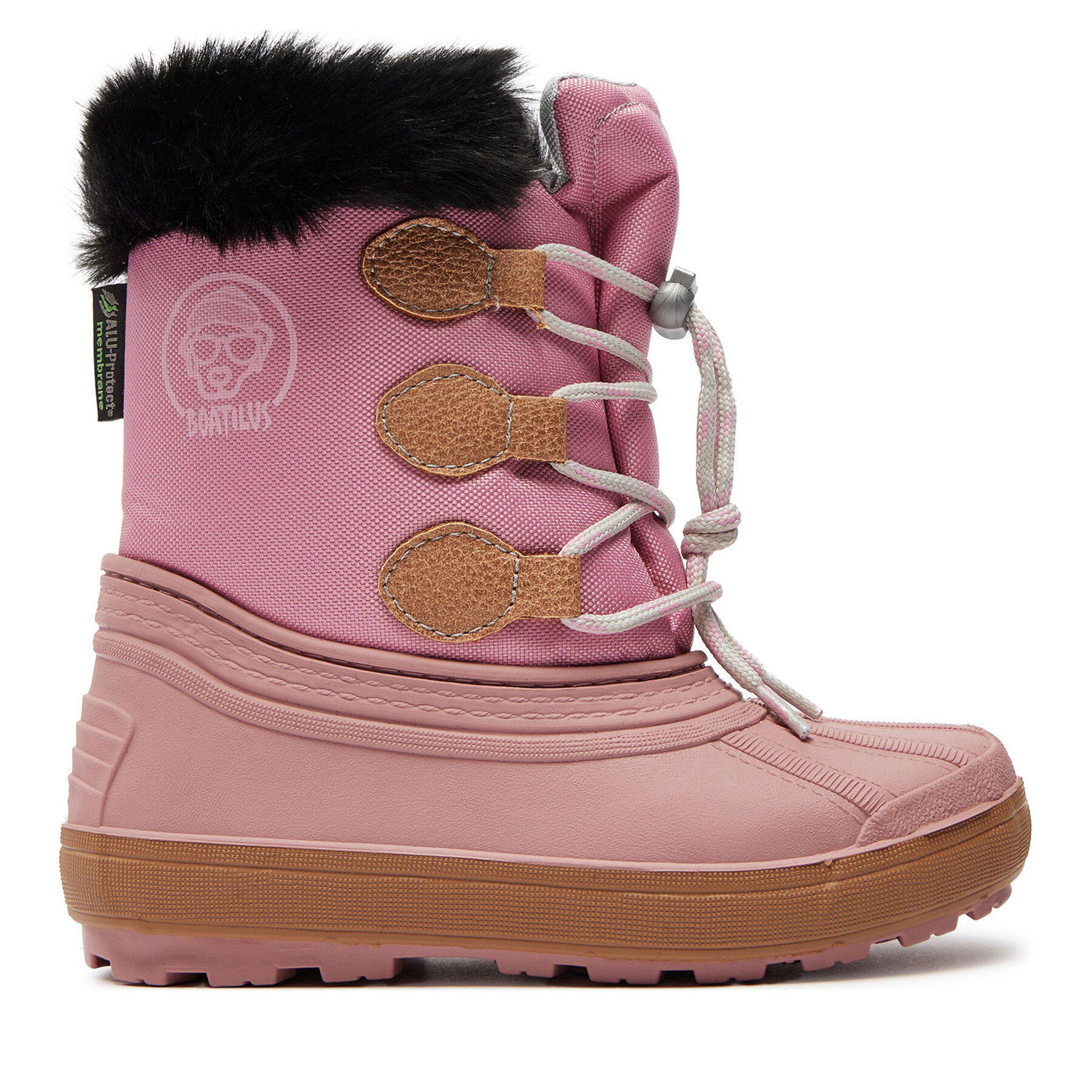 Sniega zābaki Boatilus Nippy 02 Sint. Leather Boot NN02 VAR.42MR Rozā