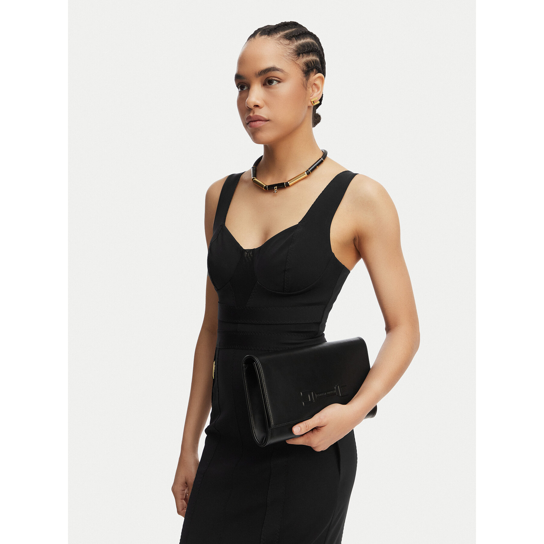 Kabelka Elisabetta Franchi BS-99A-61E2-V350 Čierna