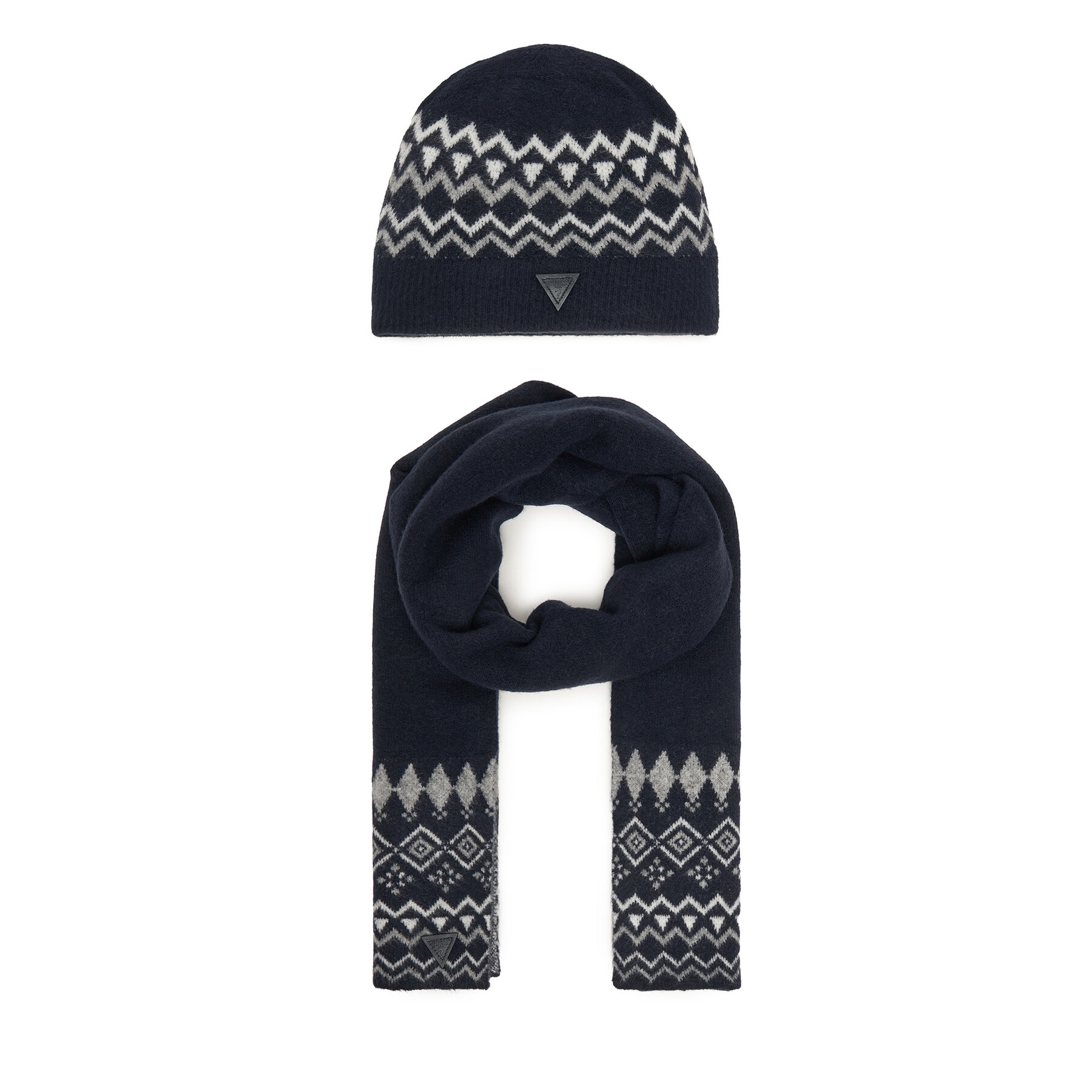 Комплект шал и шапка Guess M4PZ60 Z3LQ0 Тъмносин