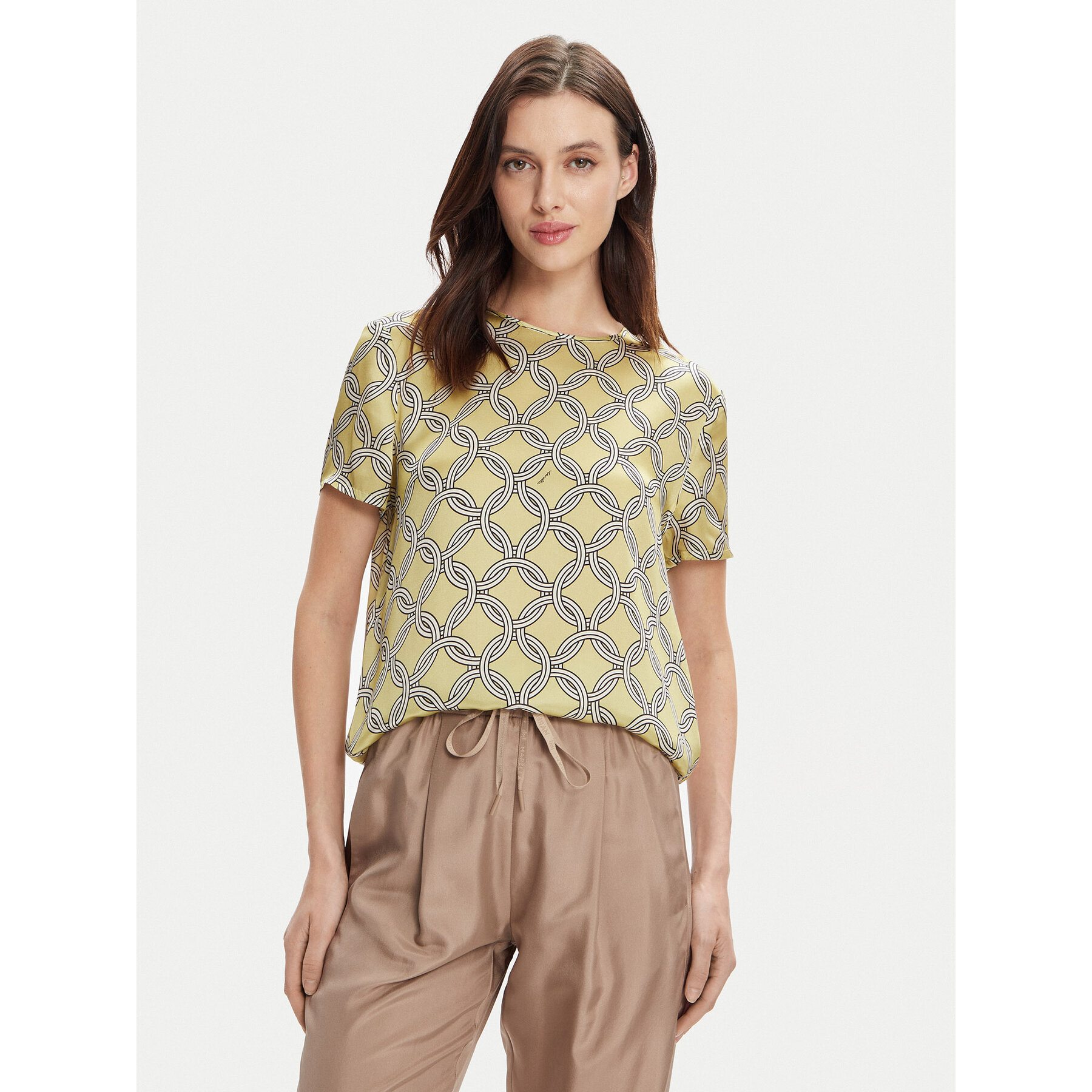 Marella T-Shirt Hobby 2413111161 Πράσινο Regular Fit