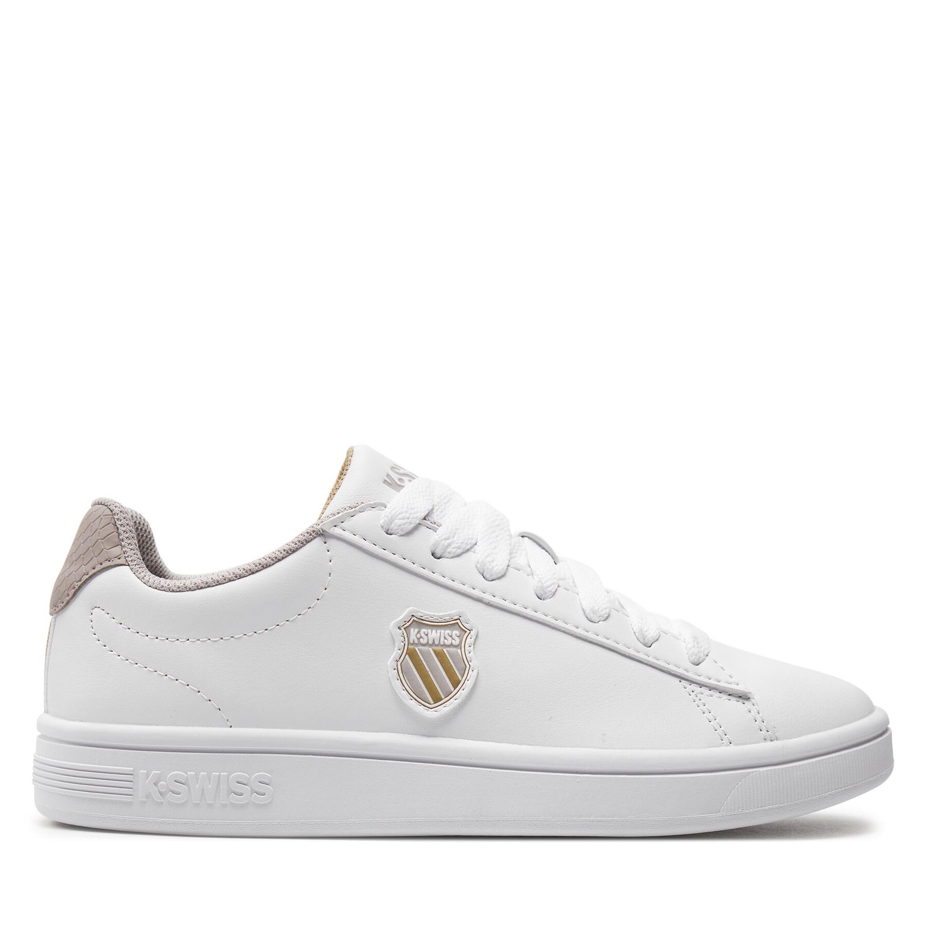 Sneakers K-Swiss Femei, Mărimea: 38, Alb, Court Shield 96599-181-M