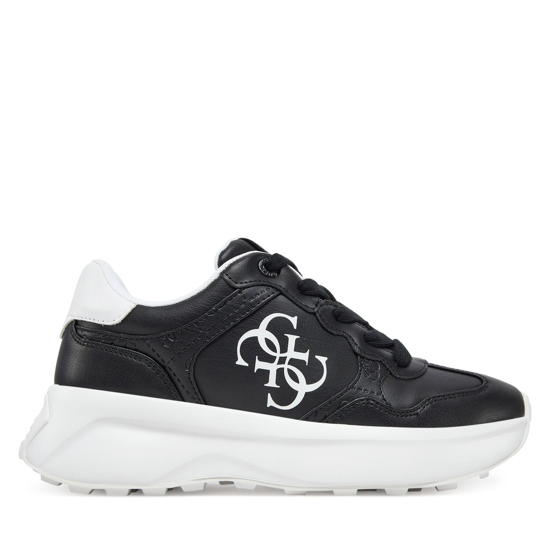 Damskie Guess Sneakersy, Rozmiar 39 Czarny FLPLUC ELE12