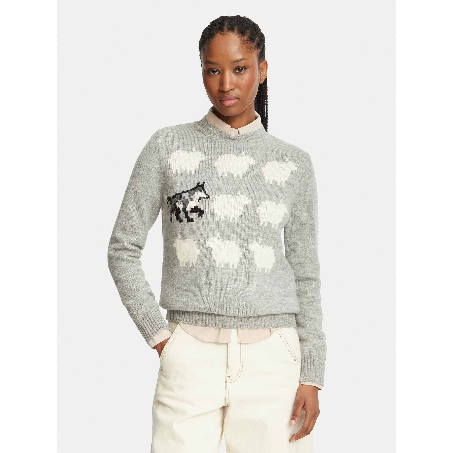 Weekend Max Mara Pullover Nitra 2625366272 Grau Regular Fit