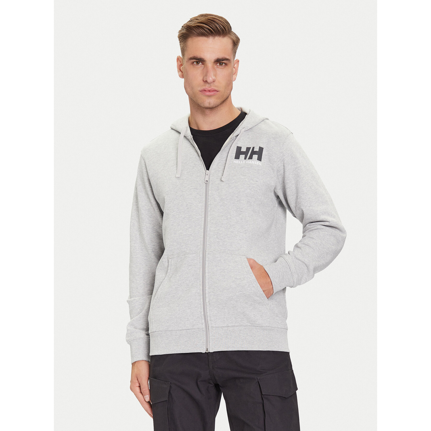Helly Hansen Sweatshirt HH Logo 54581 Grau Regular Fit