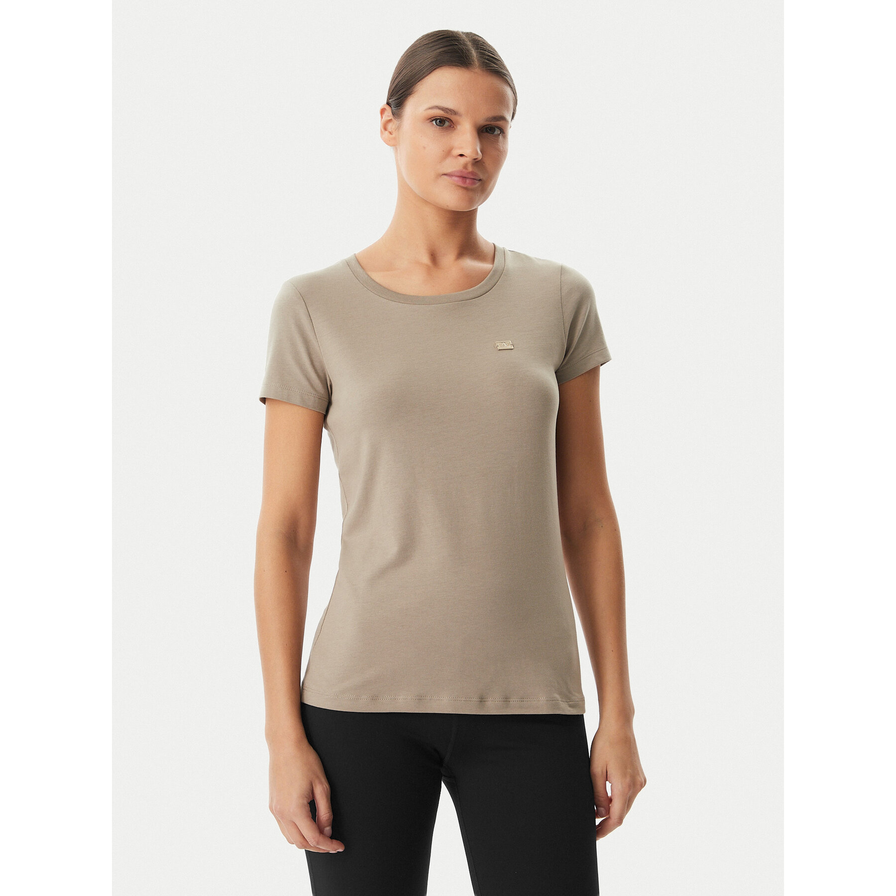 EA7 Emporio Armani T-Shirt 7W001045 AF10373 U6167 Braun Regular Fit