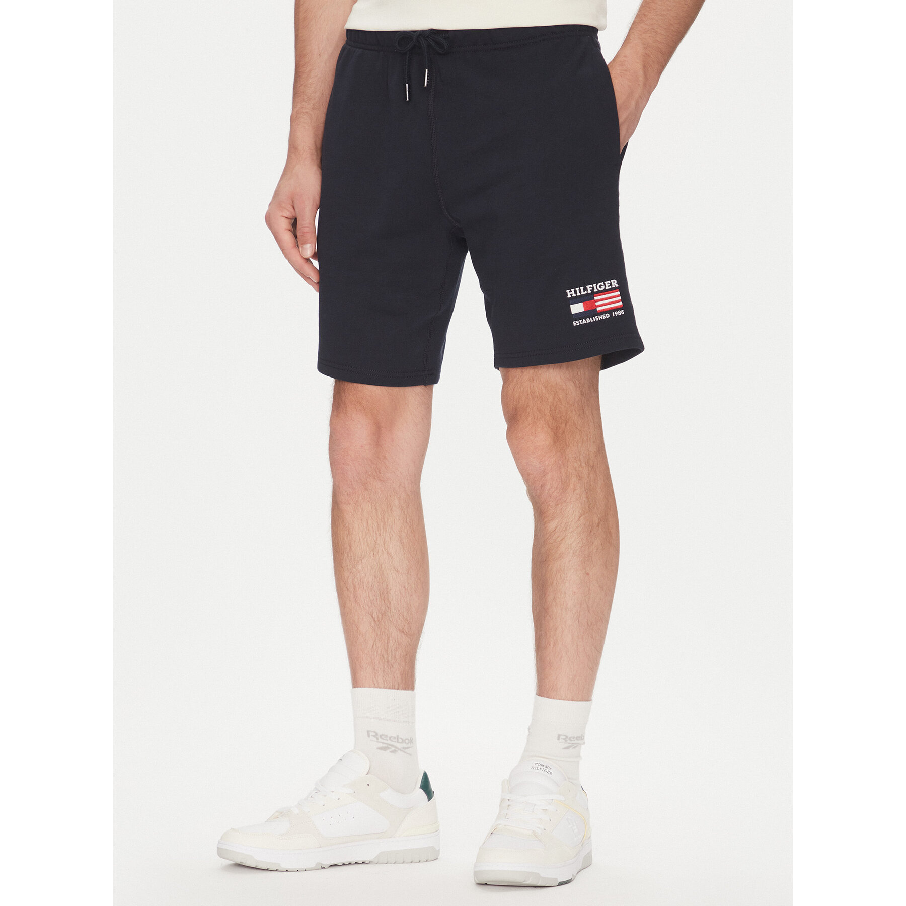 Tommy Hilfiger Sportshorts American MW0MW39862 Dunkelblau Regular Fit