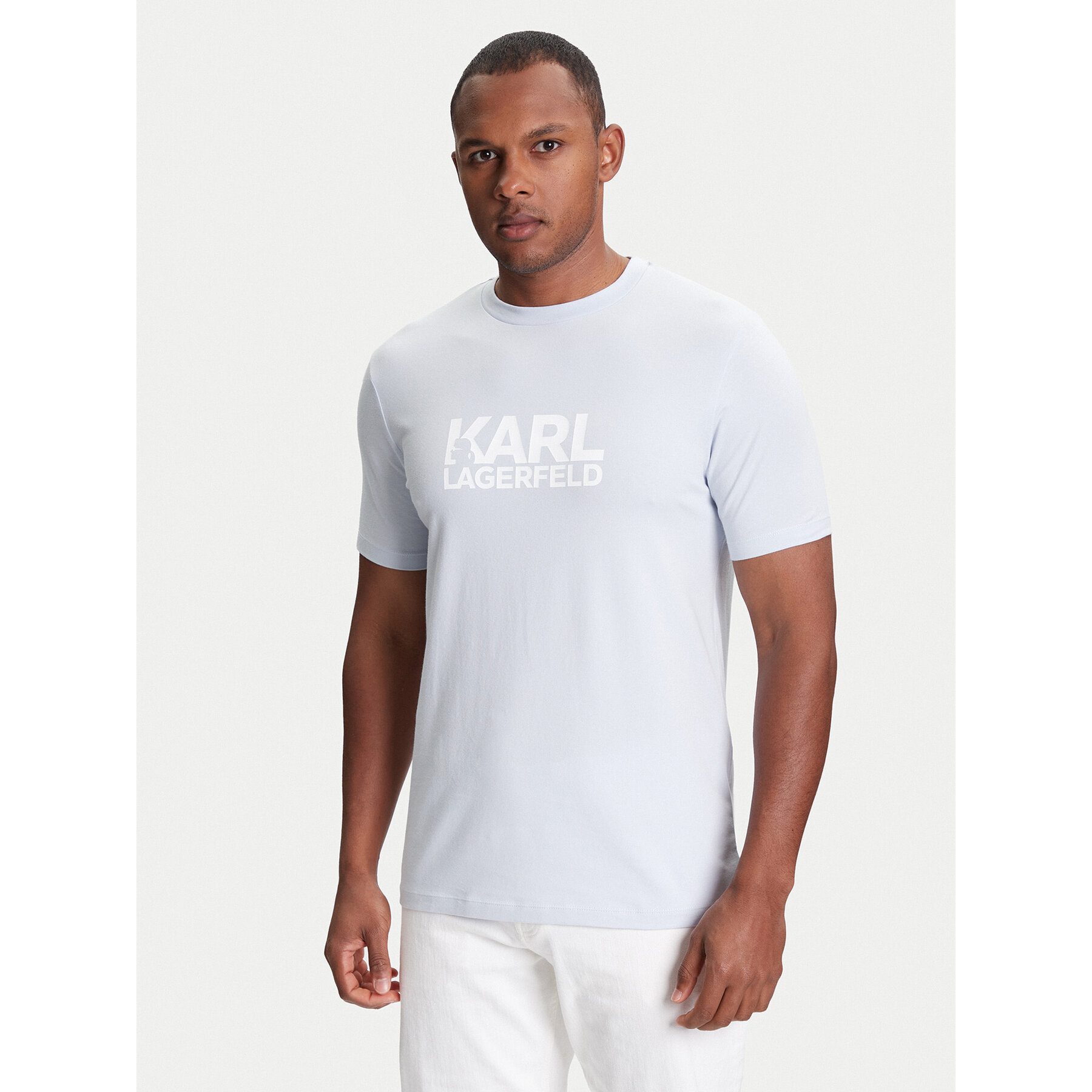KARL LAGERFELD T-Shirt 755087 553235 Γαλάζιο Regular Fit