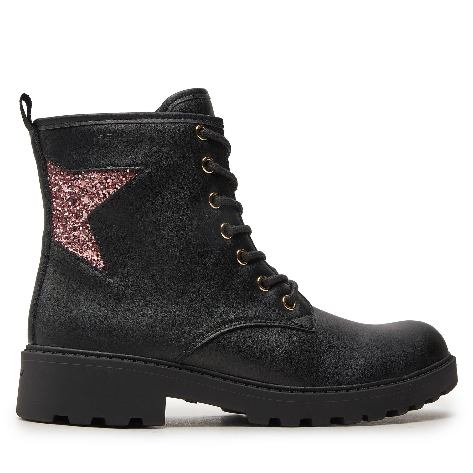  Csizma Geox Jr Casey J9420G 0BCEW C9B8W S Fekete akciós termékkép 1