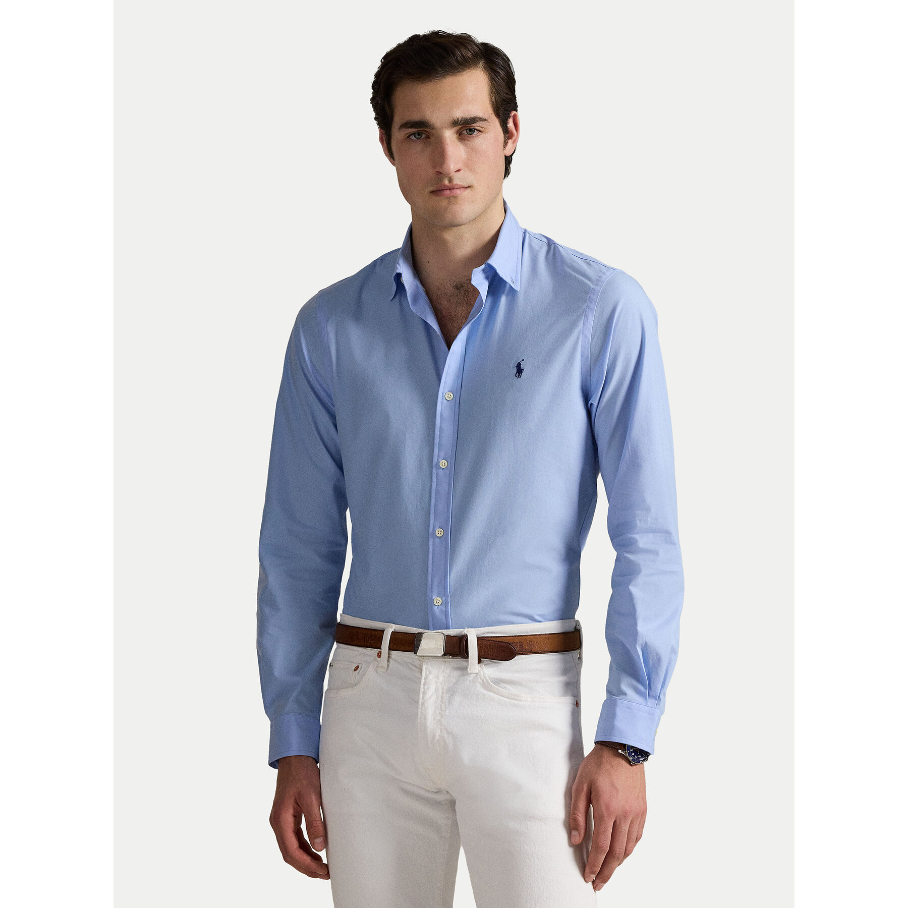 Polo Ralph Lauren Hemd 710929348009 Himmelblau Slim Fit