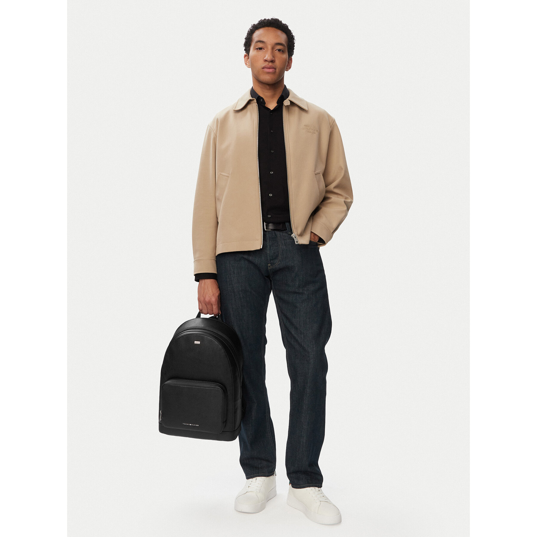 Rucsac Tommy Hilfiger Th Central Backpack AM0AM14431 Negru