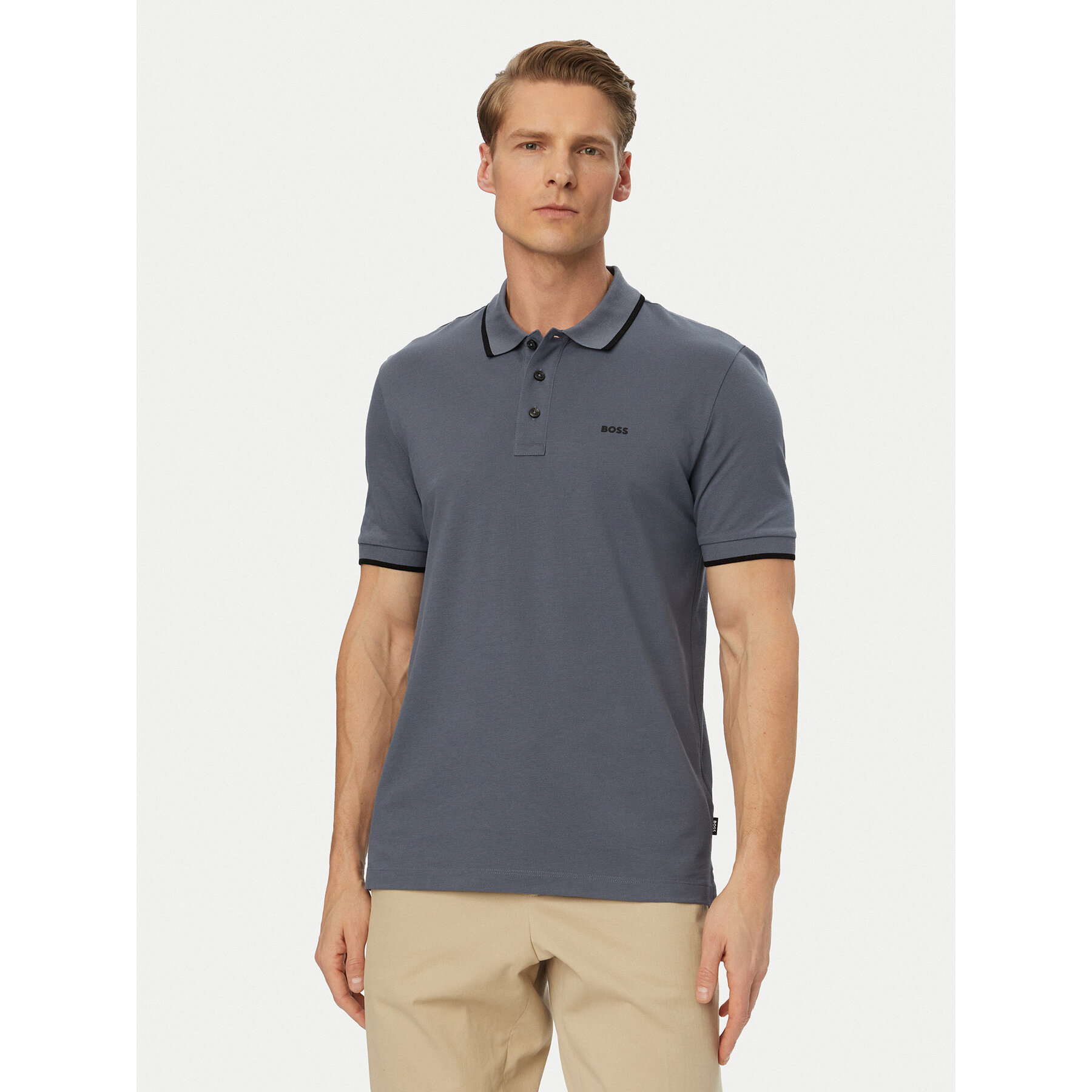 Boss Poloshirt Parlay 190 50494697 Blau Regular Fit