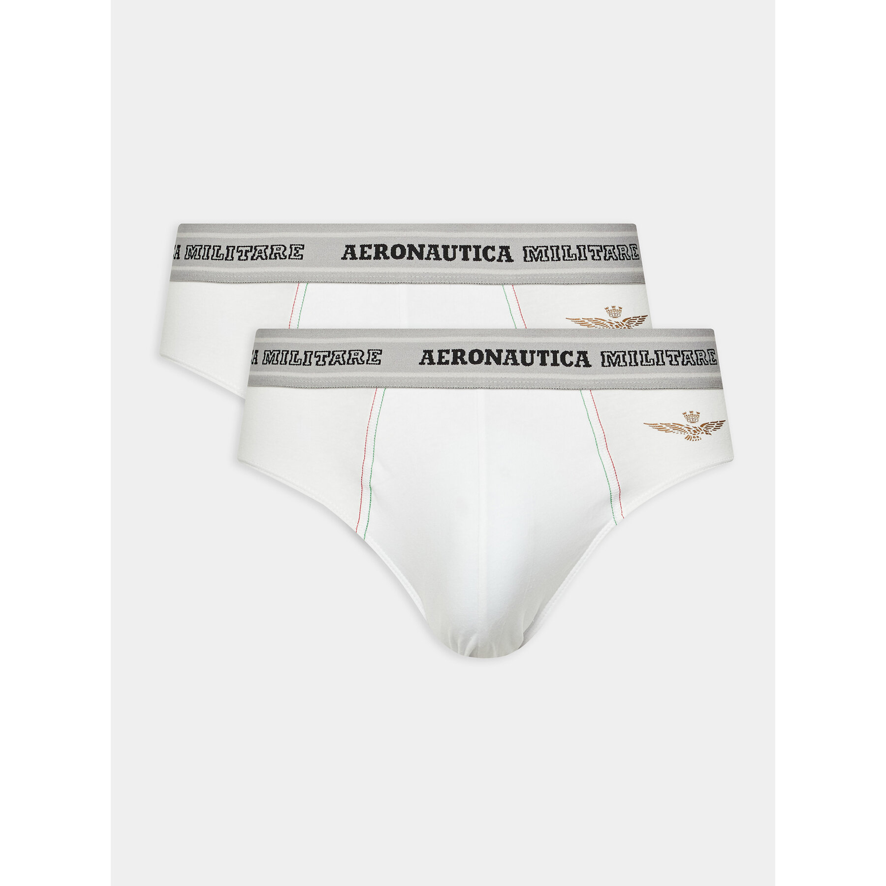 Aeronautica Militare Aeronautica Militare Σετ σλιπ 2 τμχ. AM1USL002 Λευκό