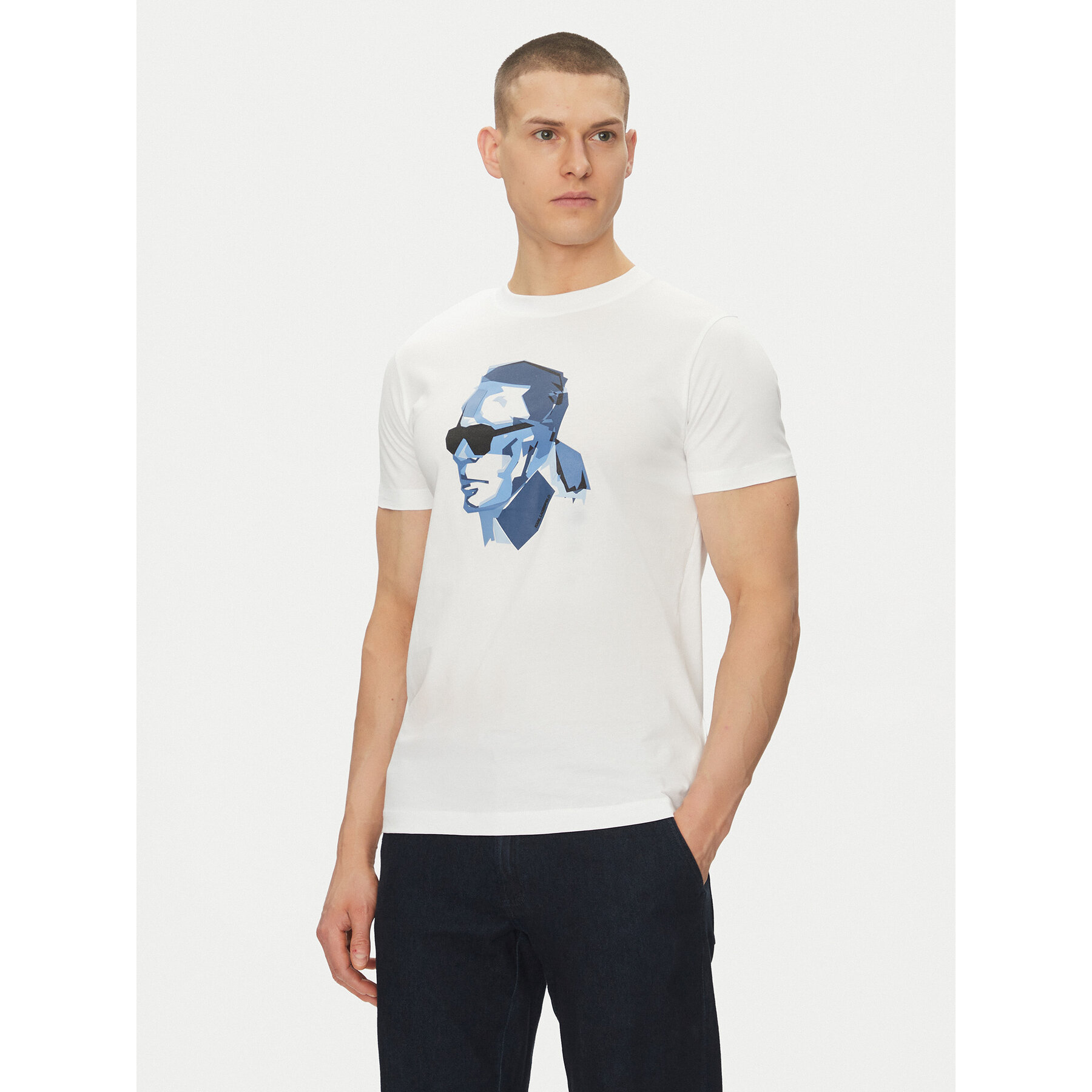 KARL LAGERFELD Póló 755065 552241 Fehér Regular Fit