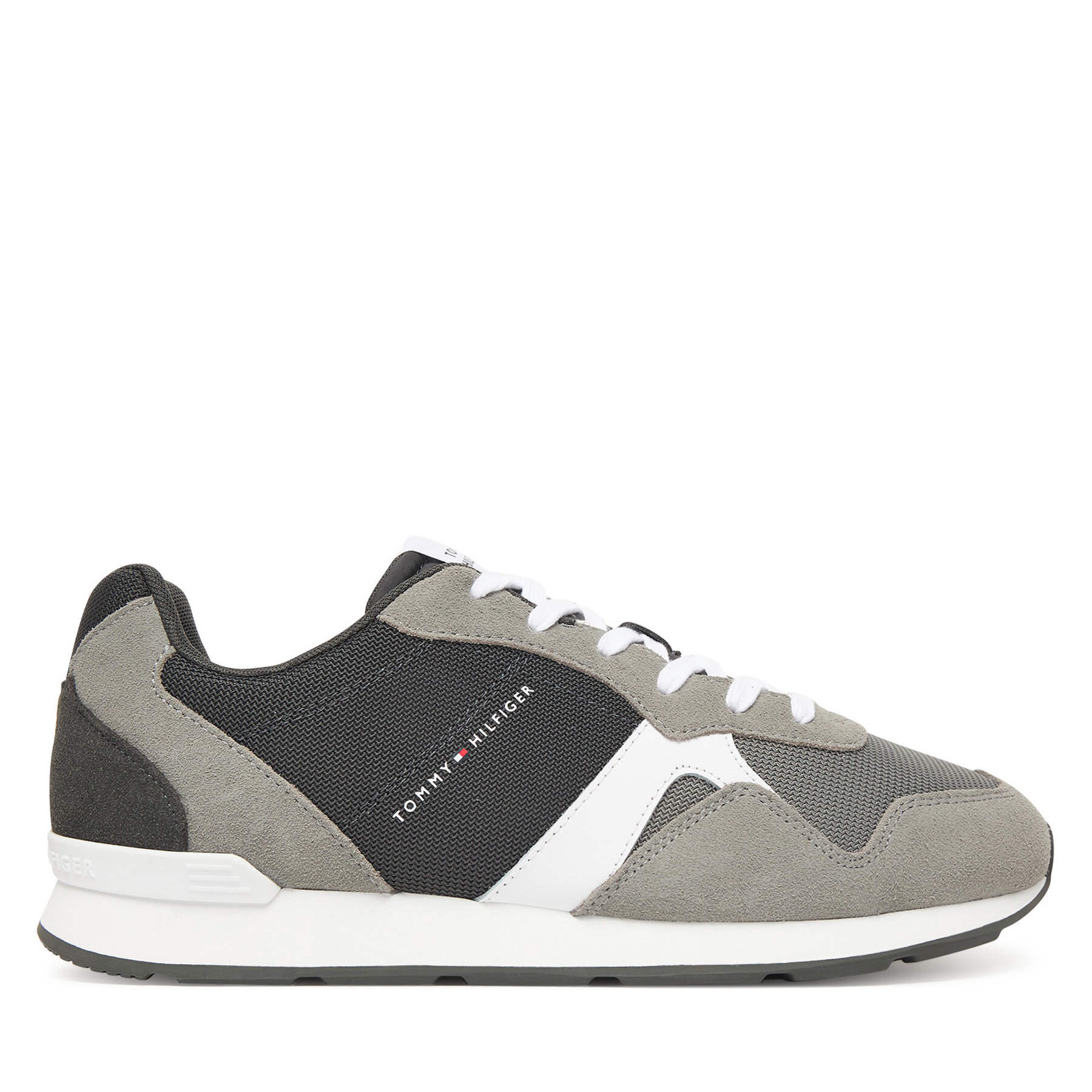 Sportcipők Tommy Hilfiger Runner Icon Mix FM0FM05679 Szürke