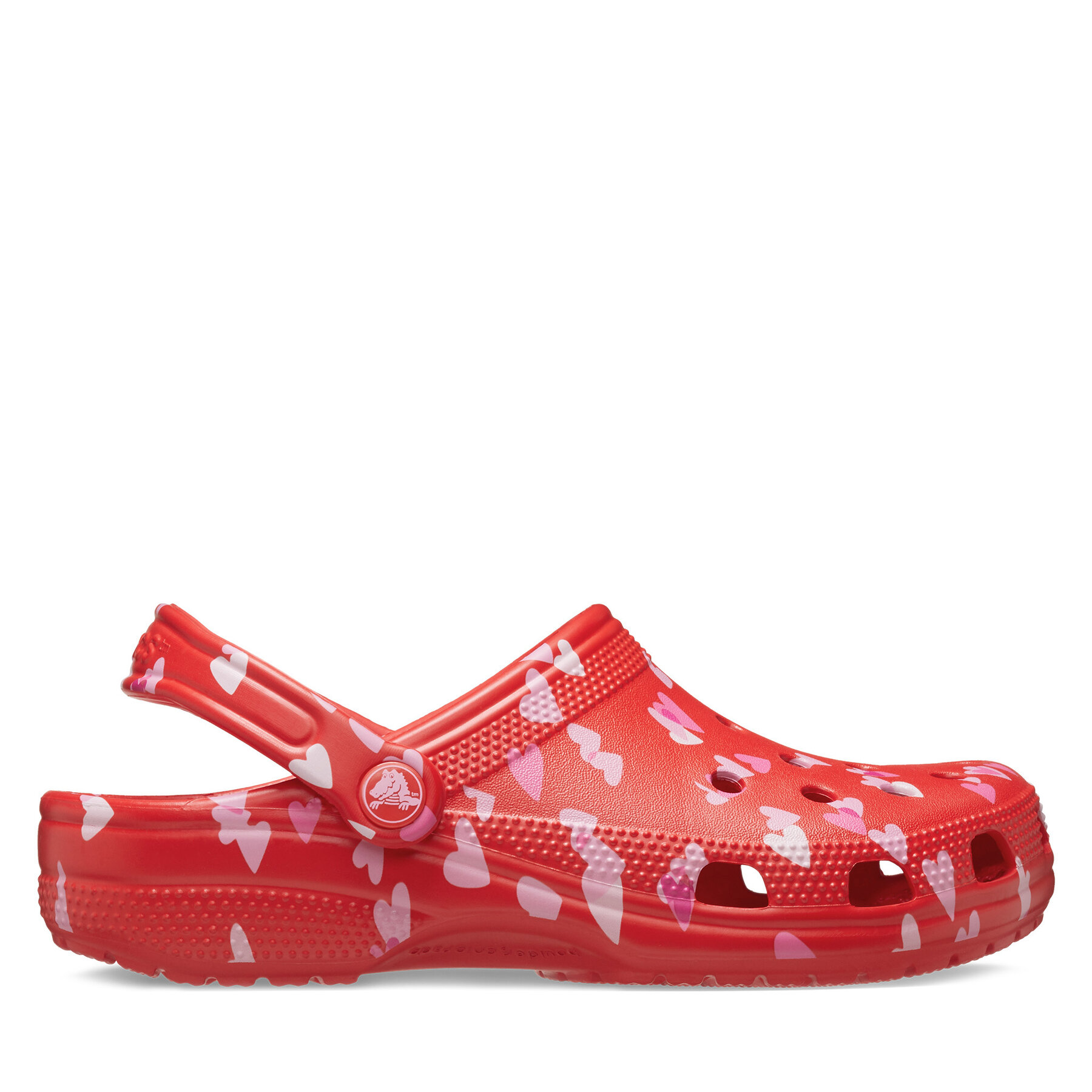 Crocs Dámske Šľapky, Rozmer: 37_38, Červená, Classic Vday Clog 209682