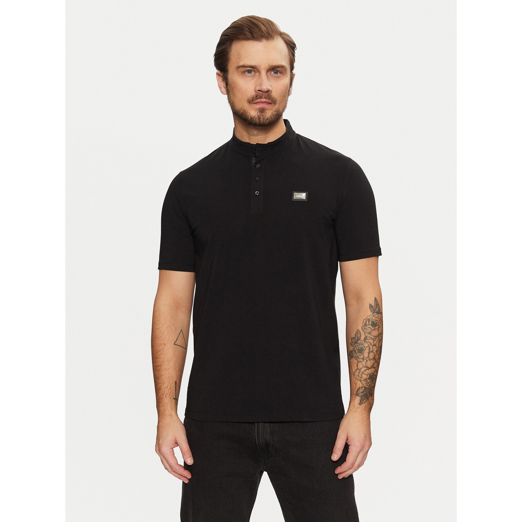 KARL LAGERFELD Polo 745089 551221 Μαύρο Regular Fit