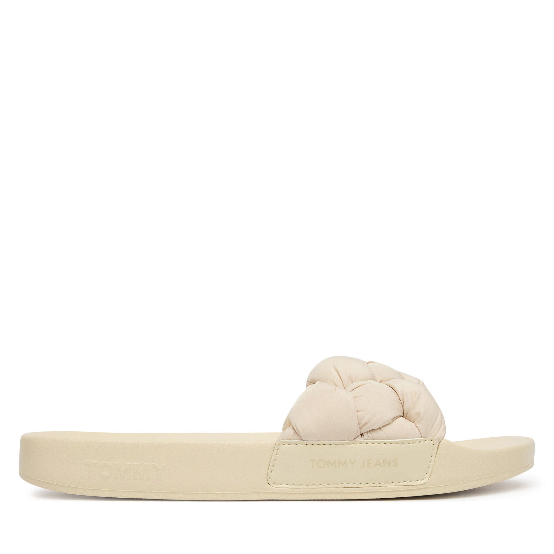 Šľapky Tommy Jeans Tjw Braided Slides EN0EN02975 Écru