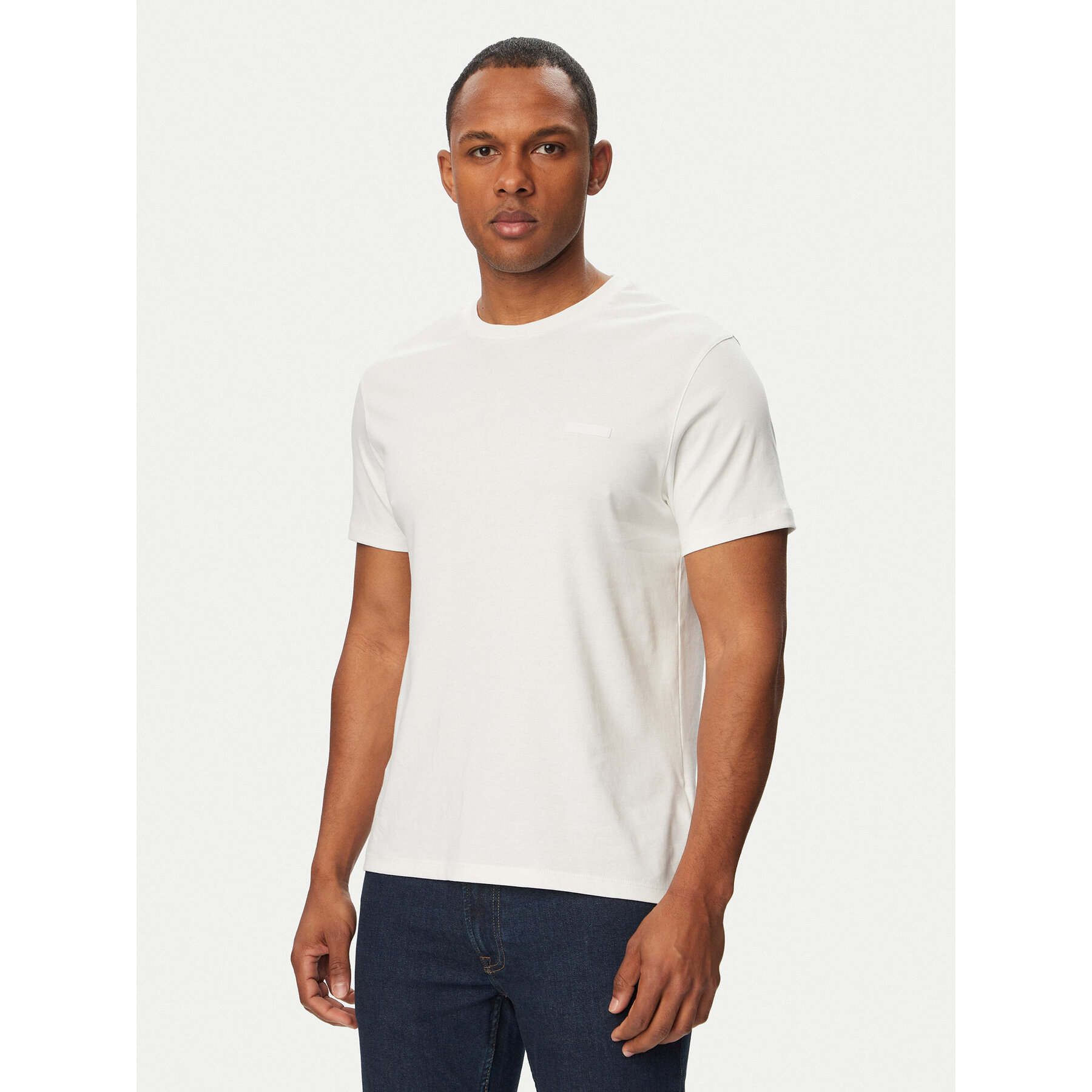 Calvin Klein T-Shirt LV04LG222G Weiß Slim Fit