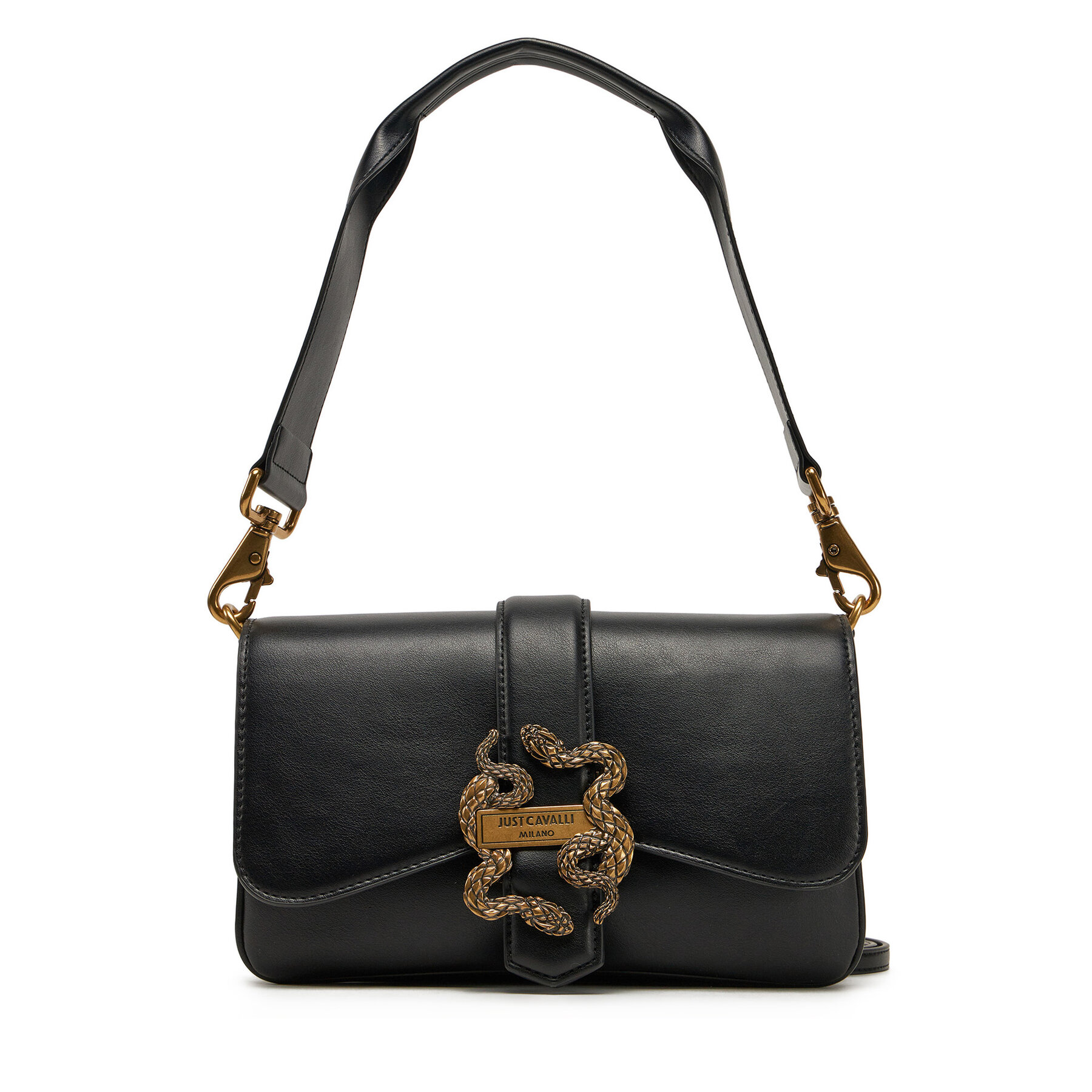 Damska Torebka Just Cavalli Czarny Iconic Snakes 78RA4BA8 ZSA89