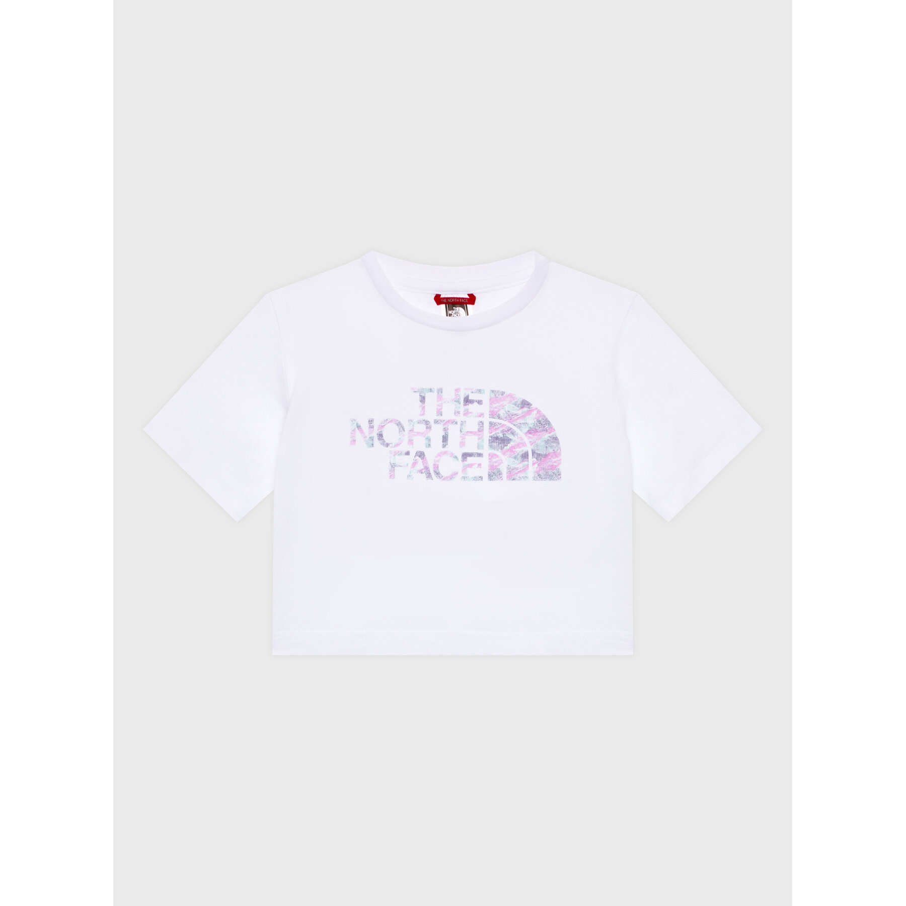 The North Face T-Shirt Crop Easy NF0A83EU Λευκό Regular Fit