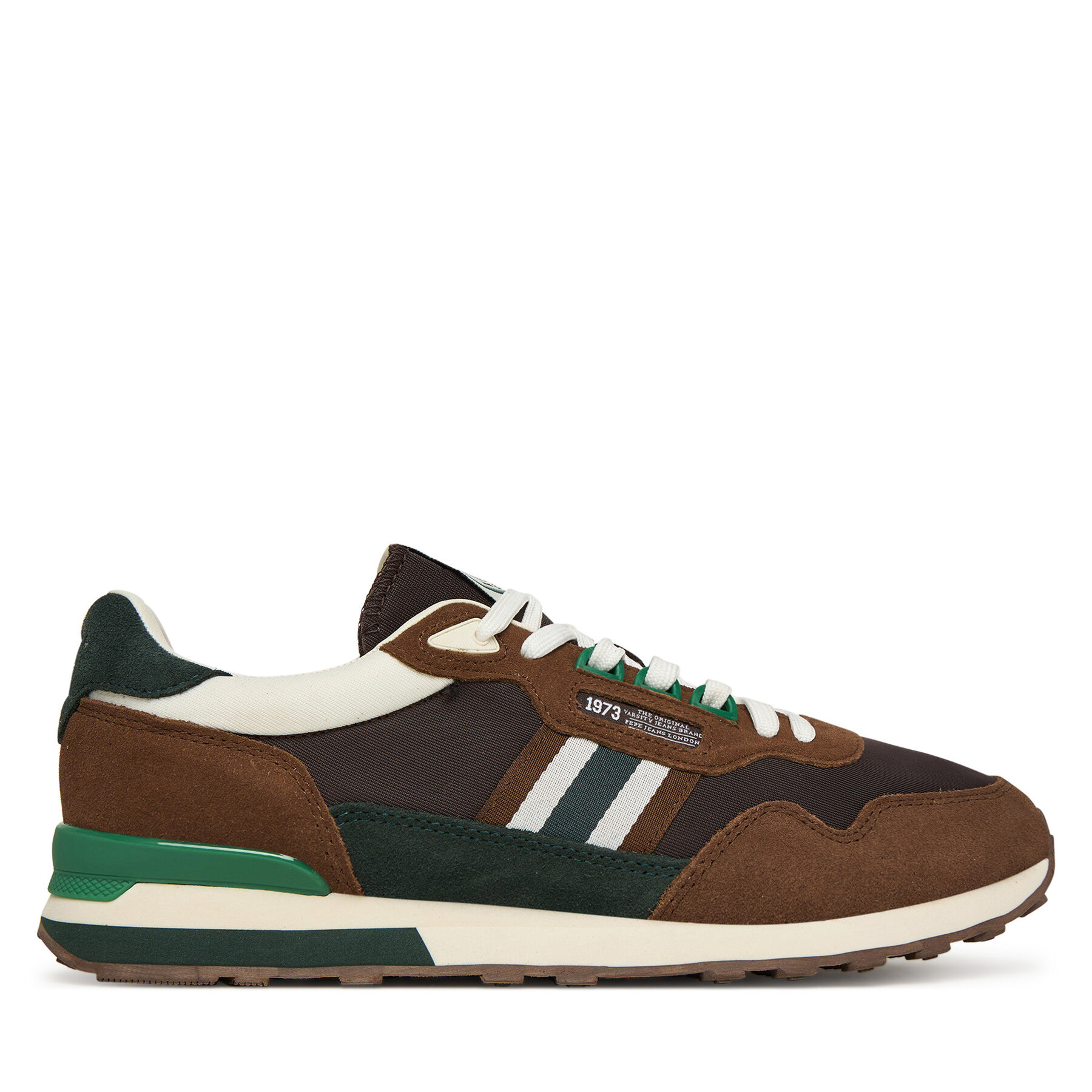 Sneakersy Pepe Jeans Kingston College M PMS400010 Hnedá