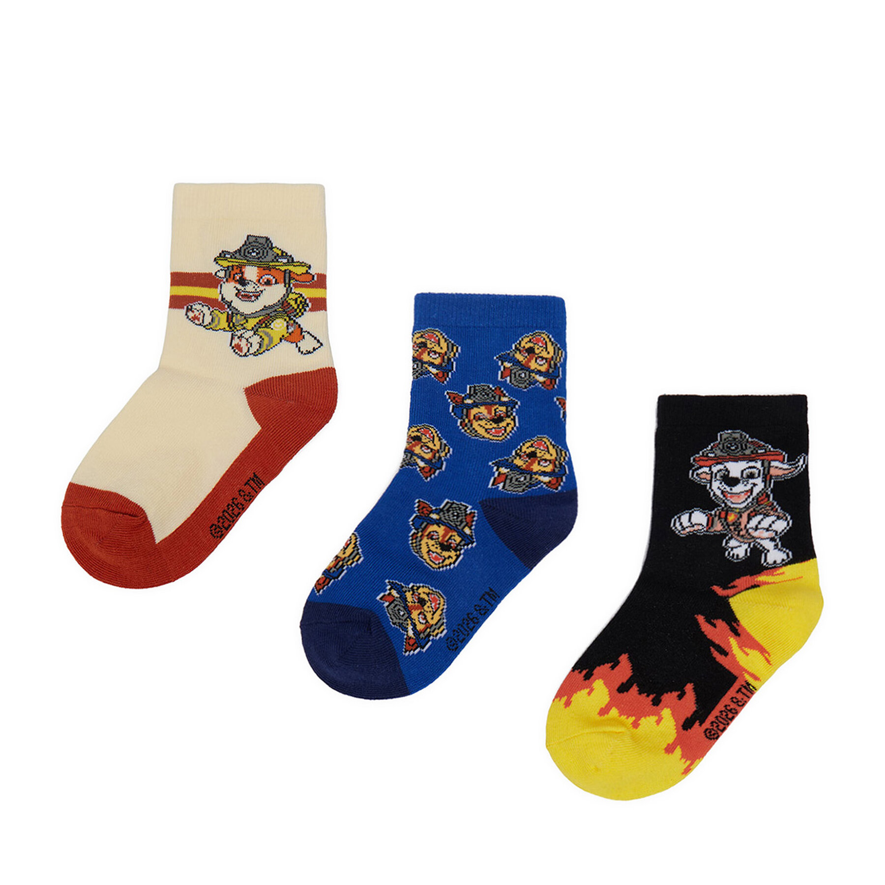 Dlhé ponožky Paw Patrol CEO-ACCCS-AW26-306PAW(3-PACK) Farebná