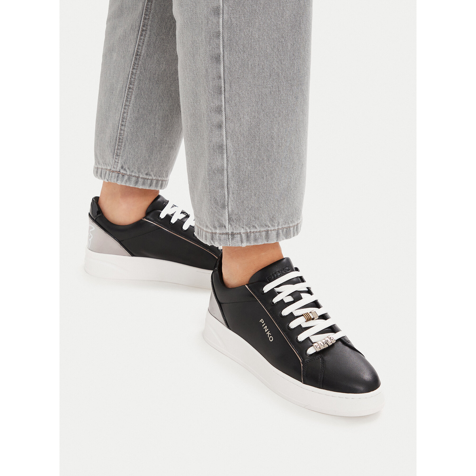 Sneakersy PINKO Iris 01 SS0131 P001 Čierna