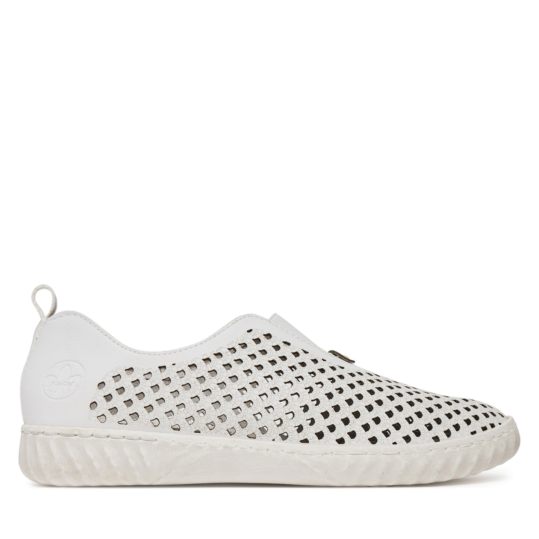 Poltopánky Rieker N0965-80 Biela