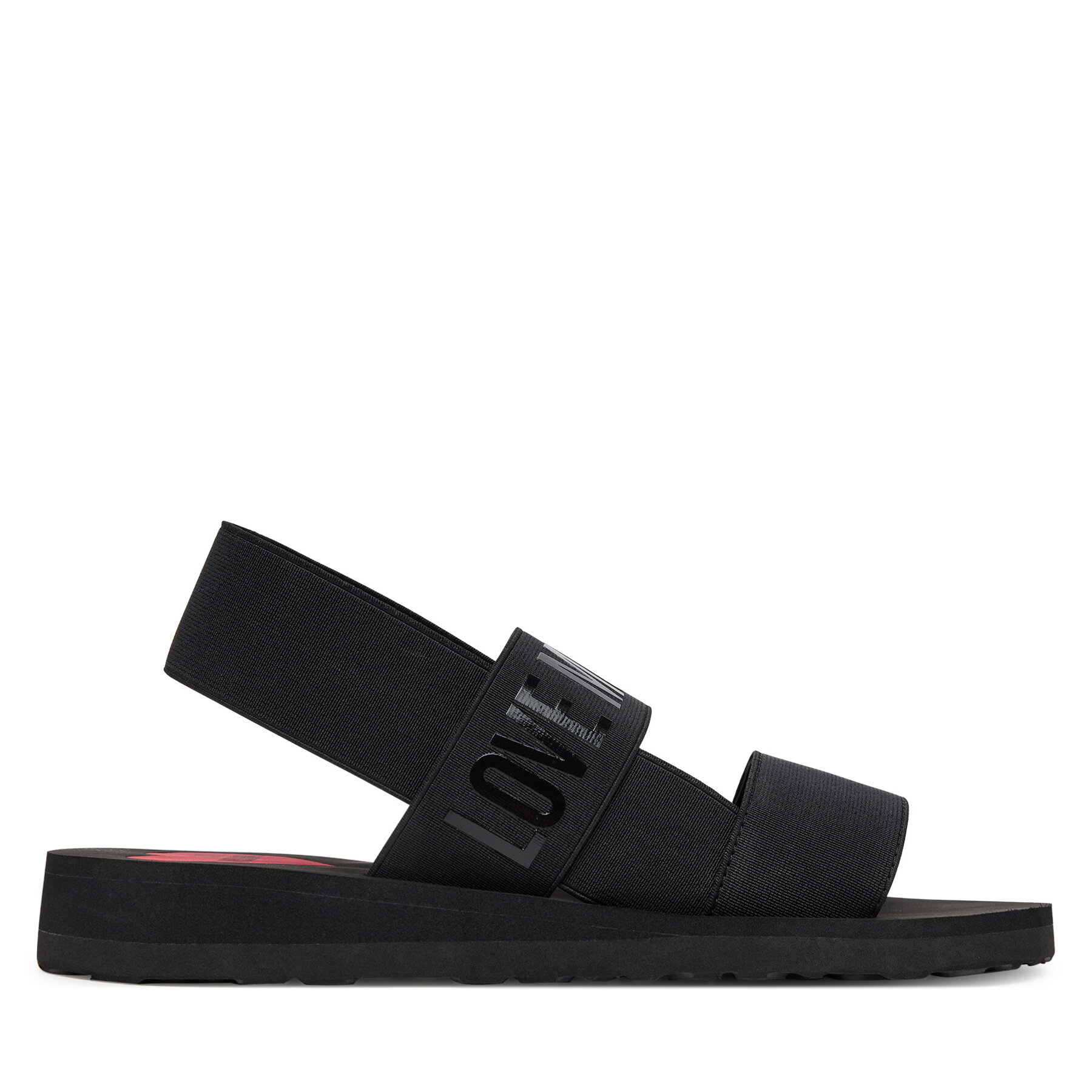Szandál LOVE MOSCHINO JA16033G0MJN7000 Fekete