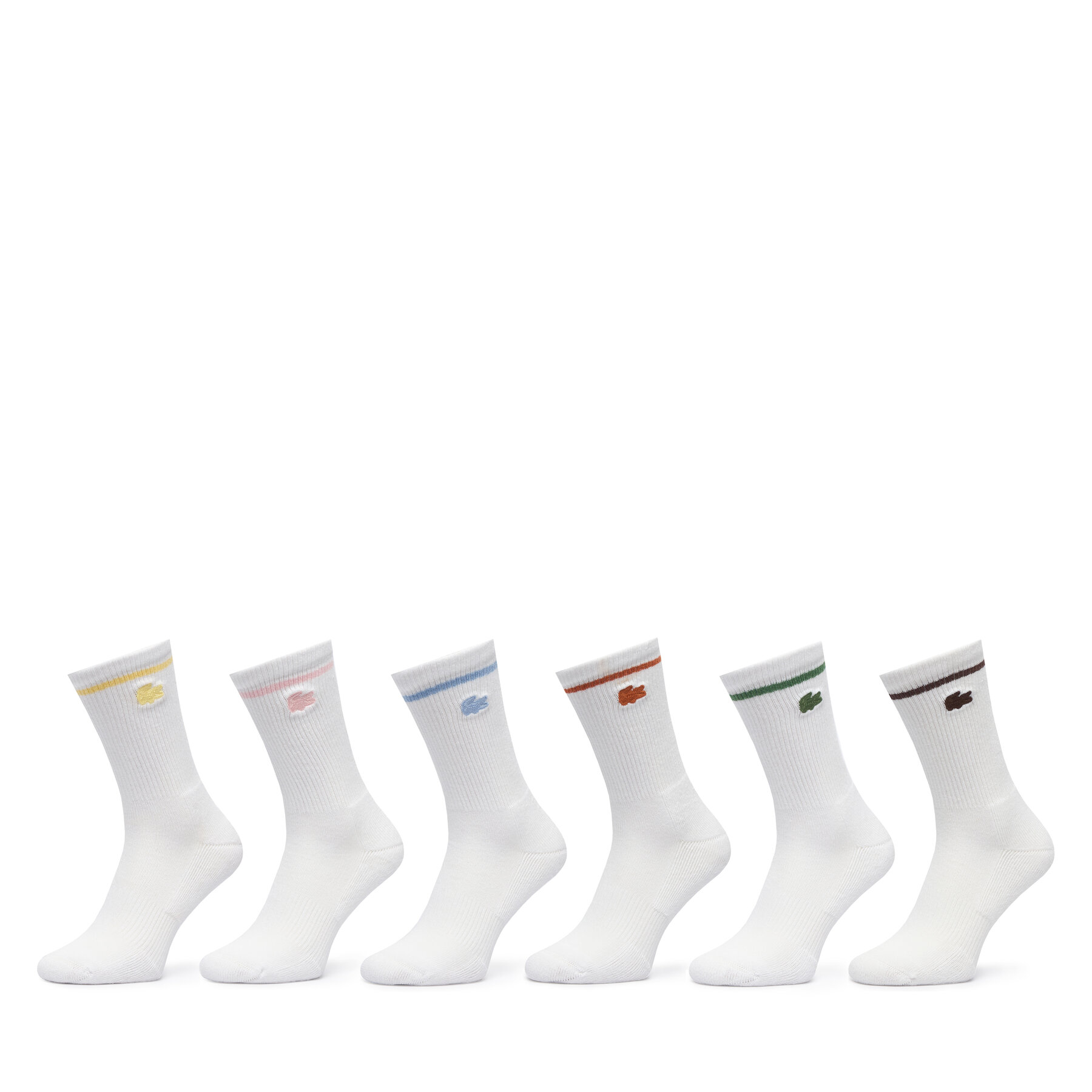 Dolge nogavice Lacoste RA9188 Bela