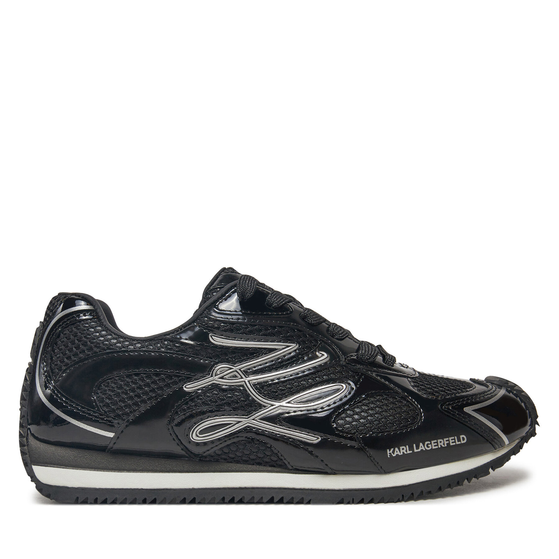 Sneakersy KARL LAGERFELD Velocette KL63925 Čierna