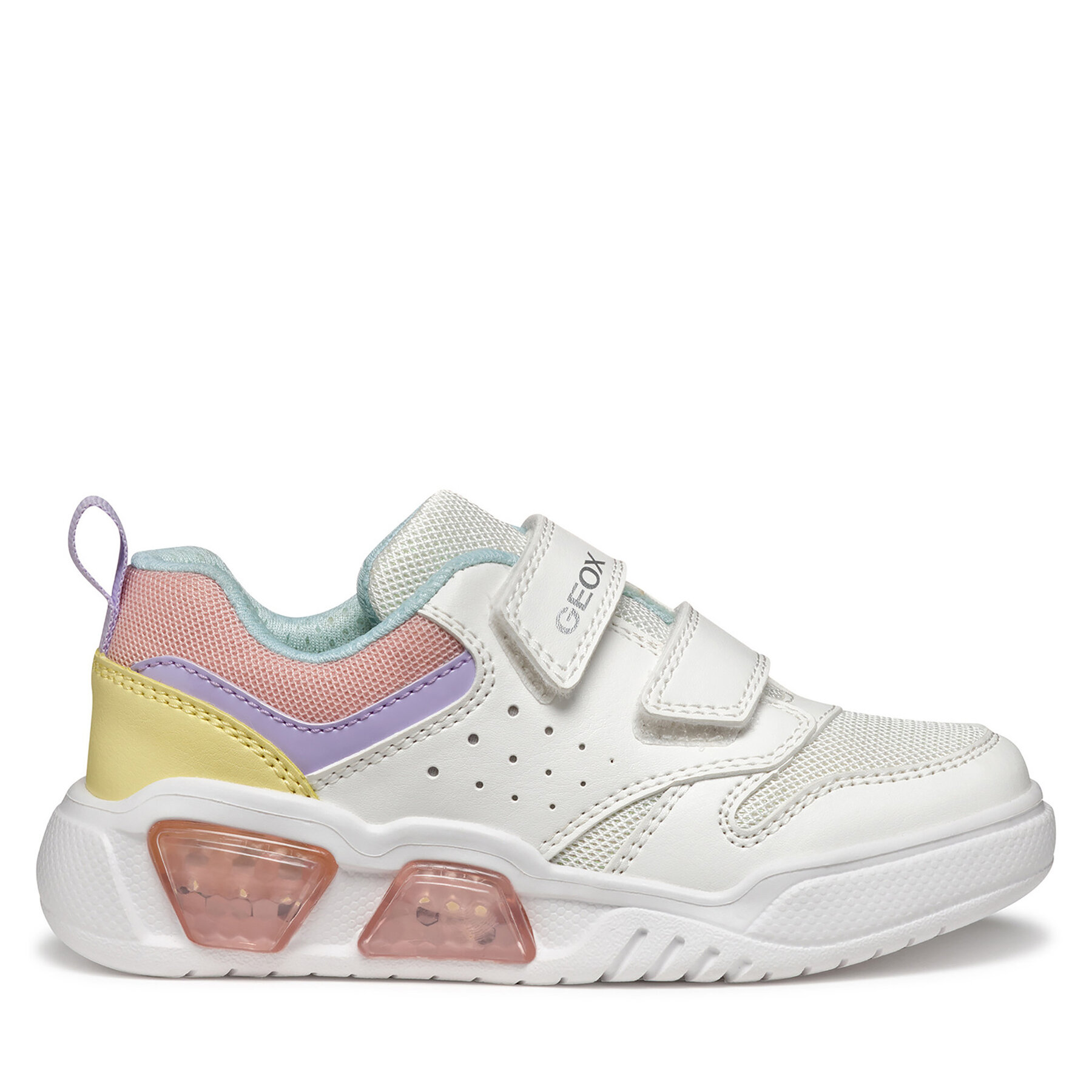 Sneakersy Geox J Illuminus J55HPA 014BU C0653 D Biela