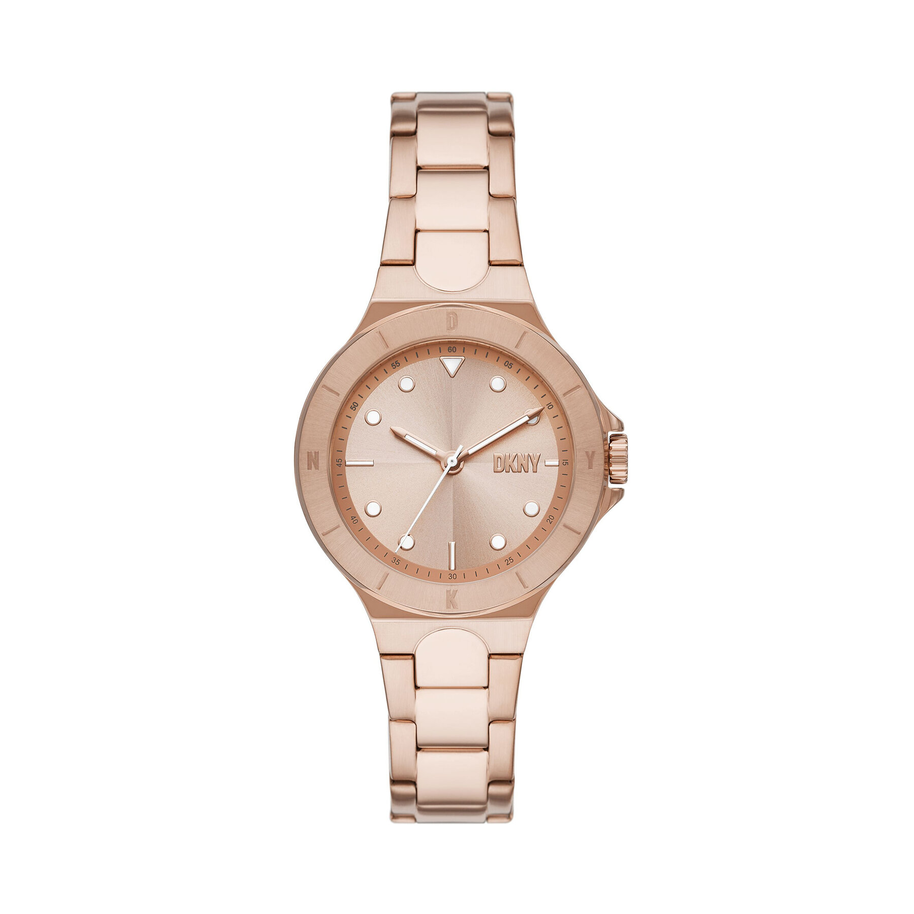 Ceas DKNY Chambers NY6642 Placat cu aur roz