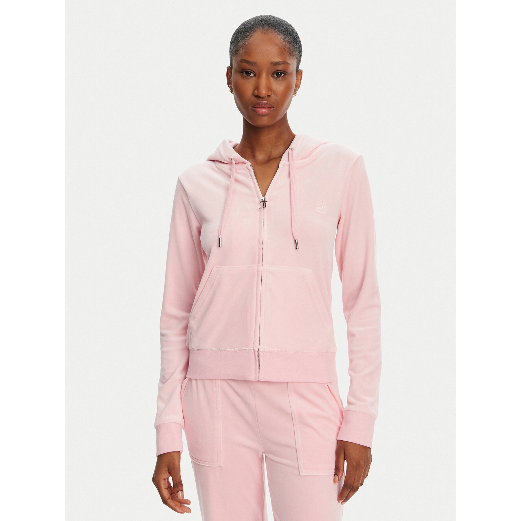 Juicy Couture Sweatshirt Robertson JCAP176 Rosa Slim Fit