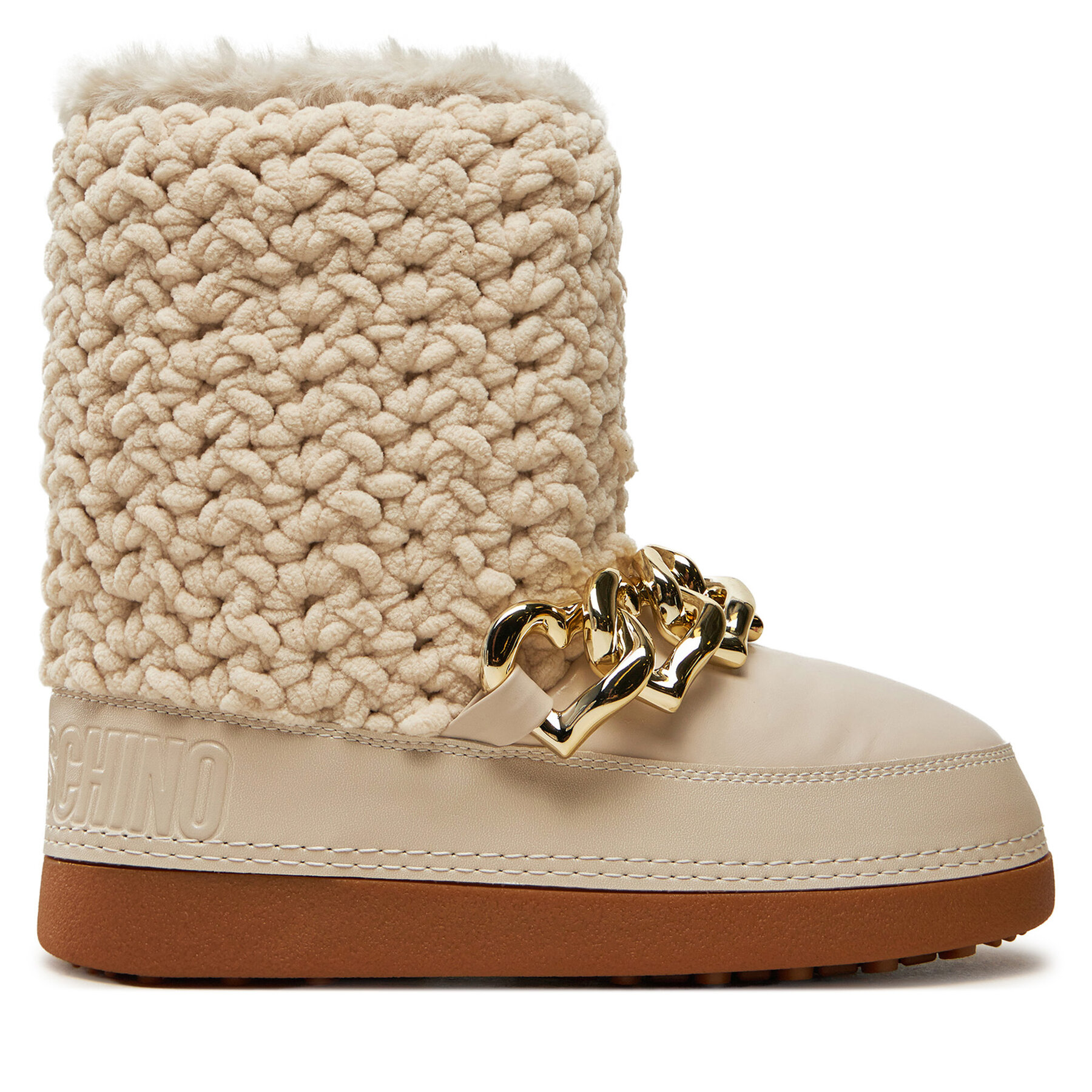 Damskie Śniegowce LOVE MOSCHINO, Rozmiar 35-36 Beżowy JA24322G0LISI120