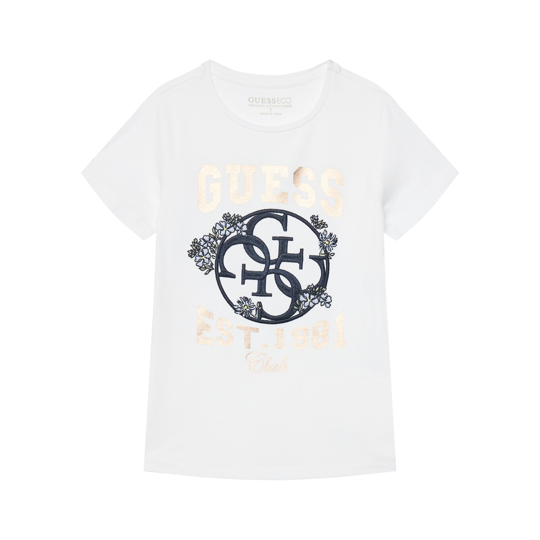 Guess Póló J5YI25 K6YW4 Fehér Regular Fit